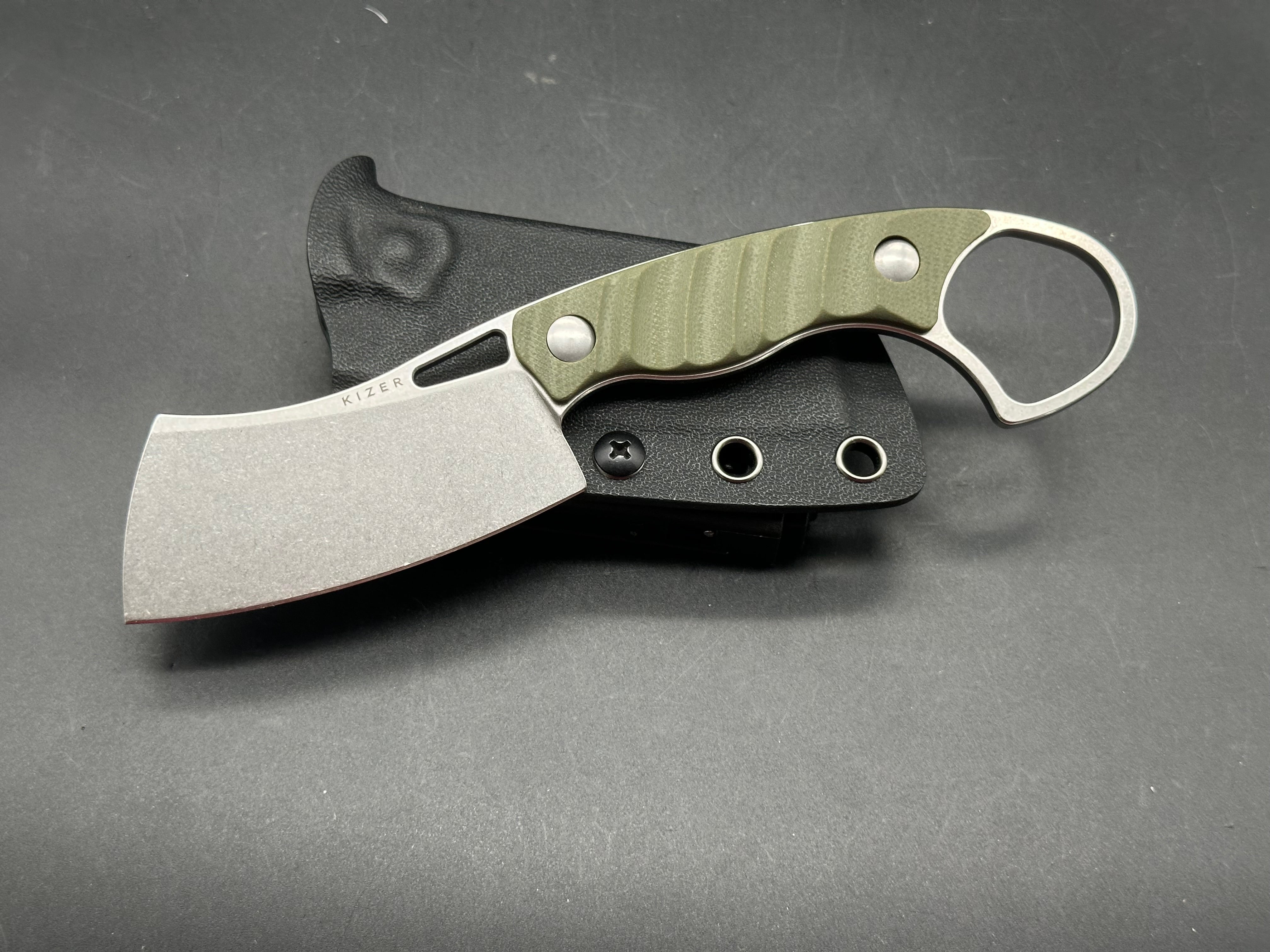 Kizer LITTLE RHINO | AEB-L | G10 (OLIVE GREEN)