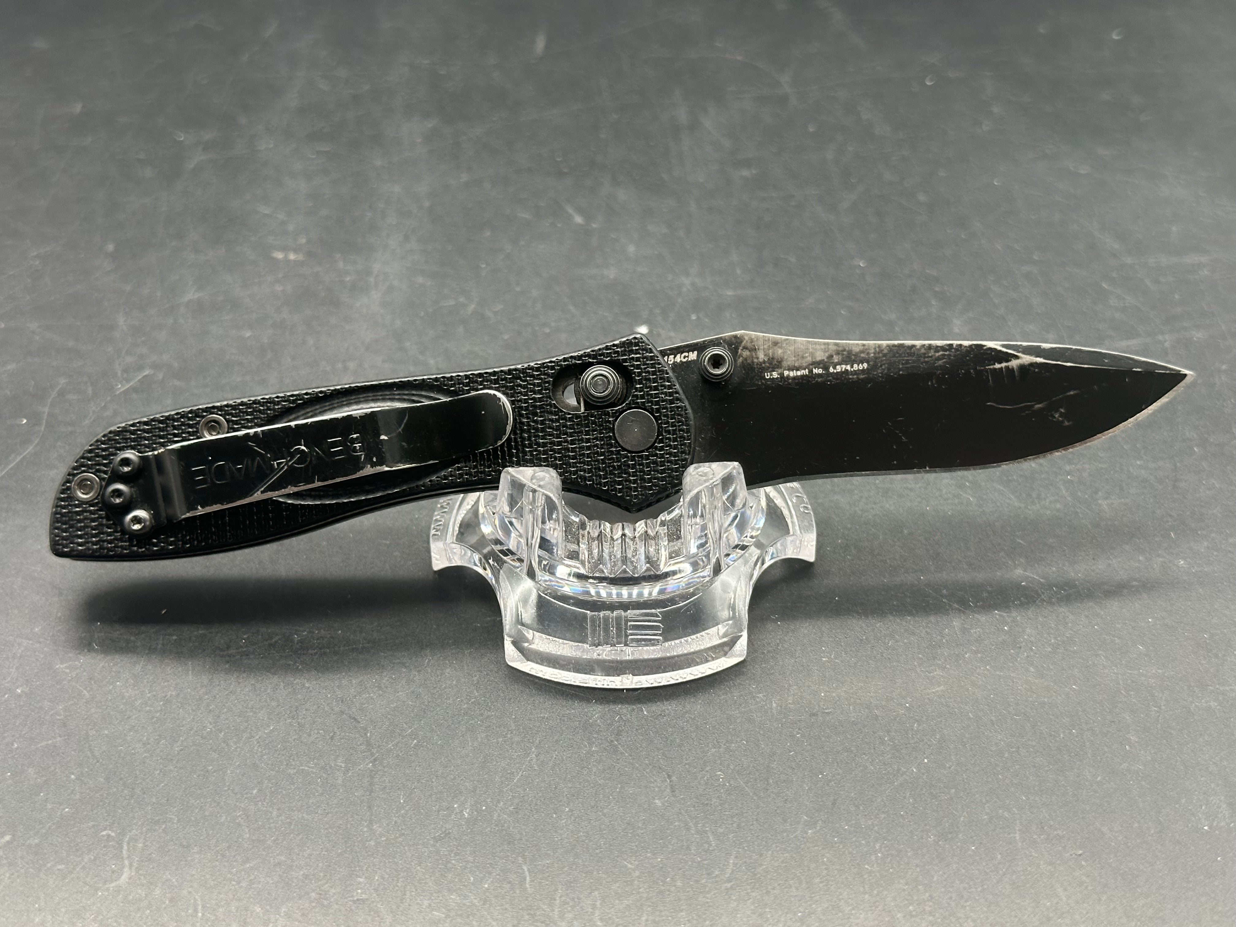 Benchmade Sequel Blackwater Edition Rare, 154CM, Black G-10 handles