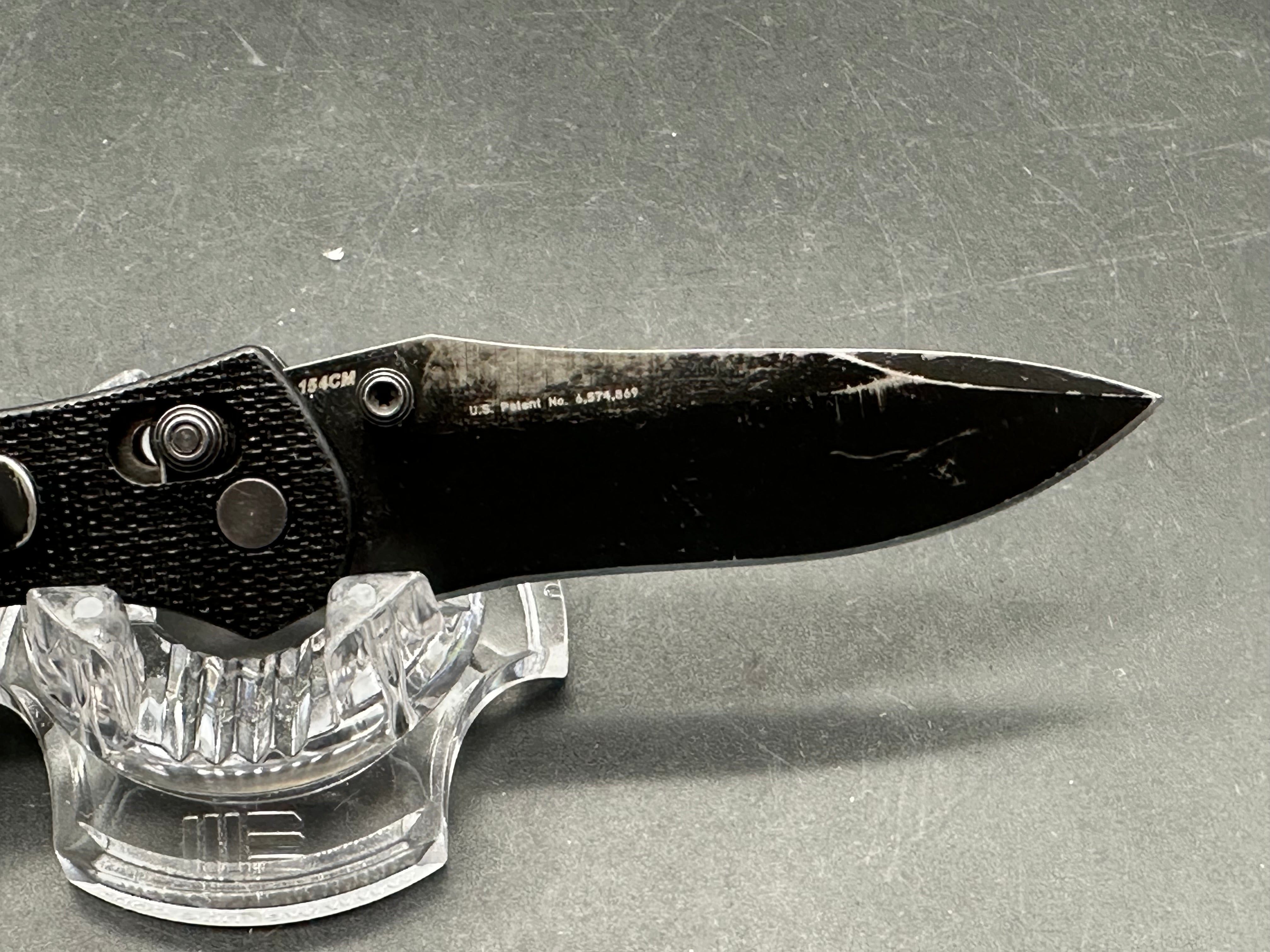 Benchmade Sequel Blackwater Edition Rare, 154CM, Black G-10 handles