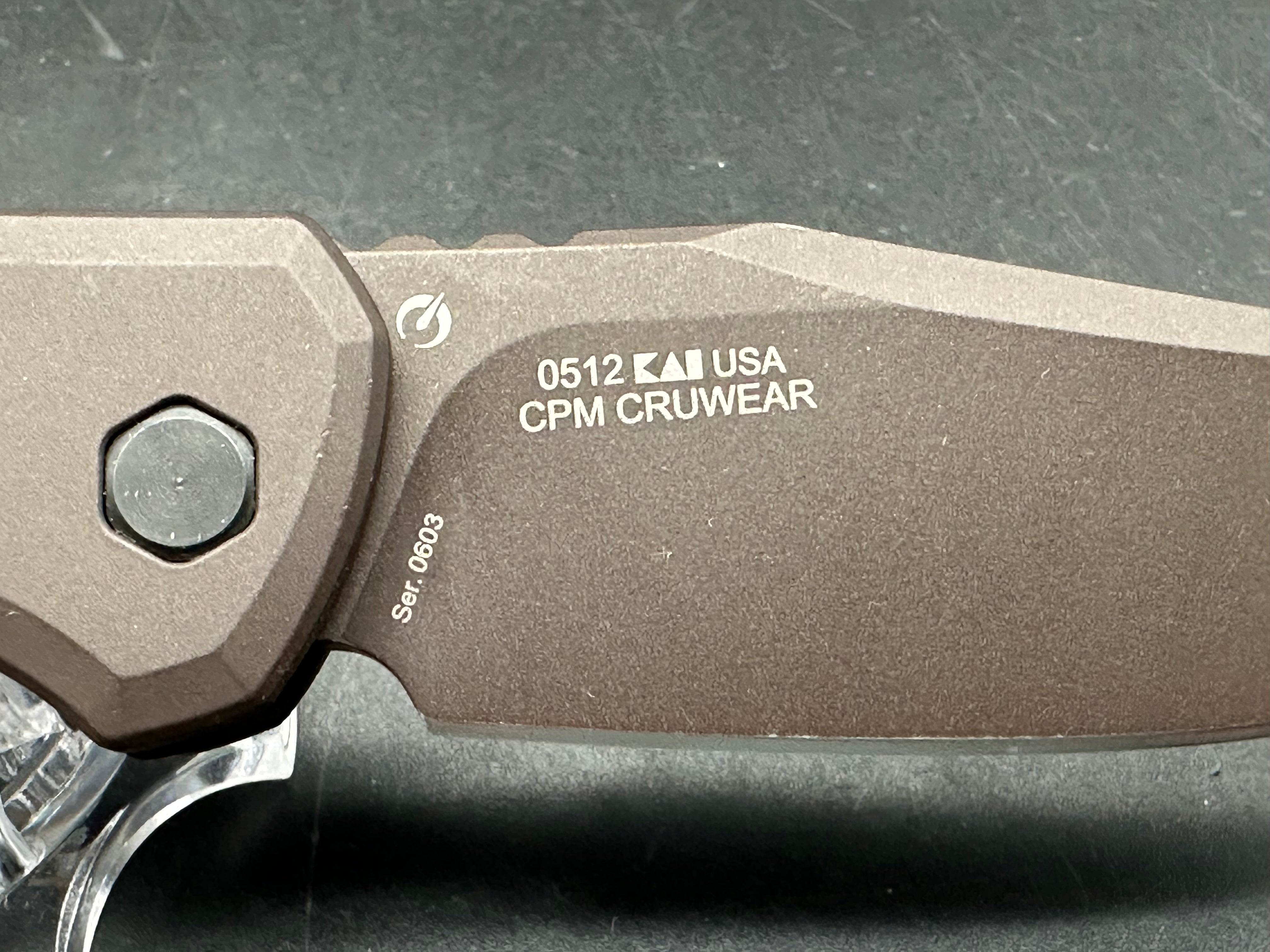 Zero Tolerance 0512 CPM CruWEAR Micarta and aluminum scales