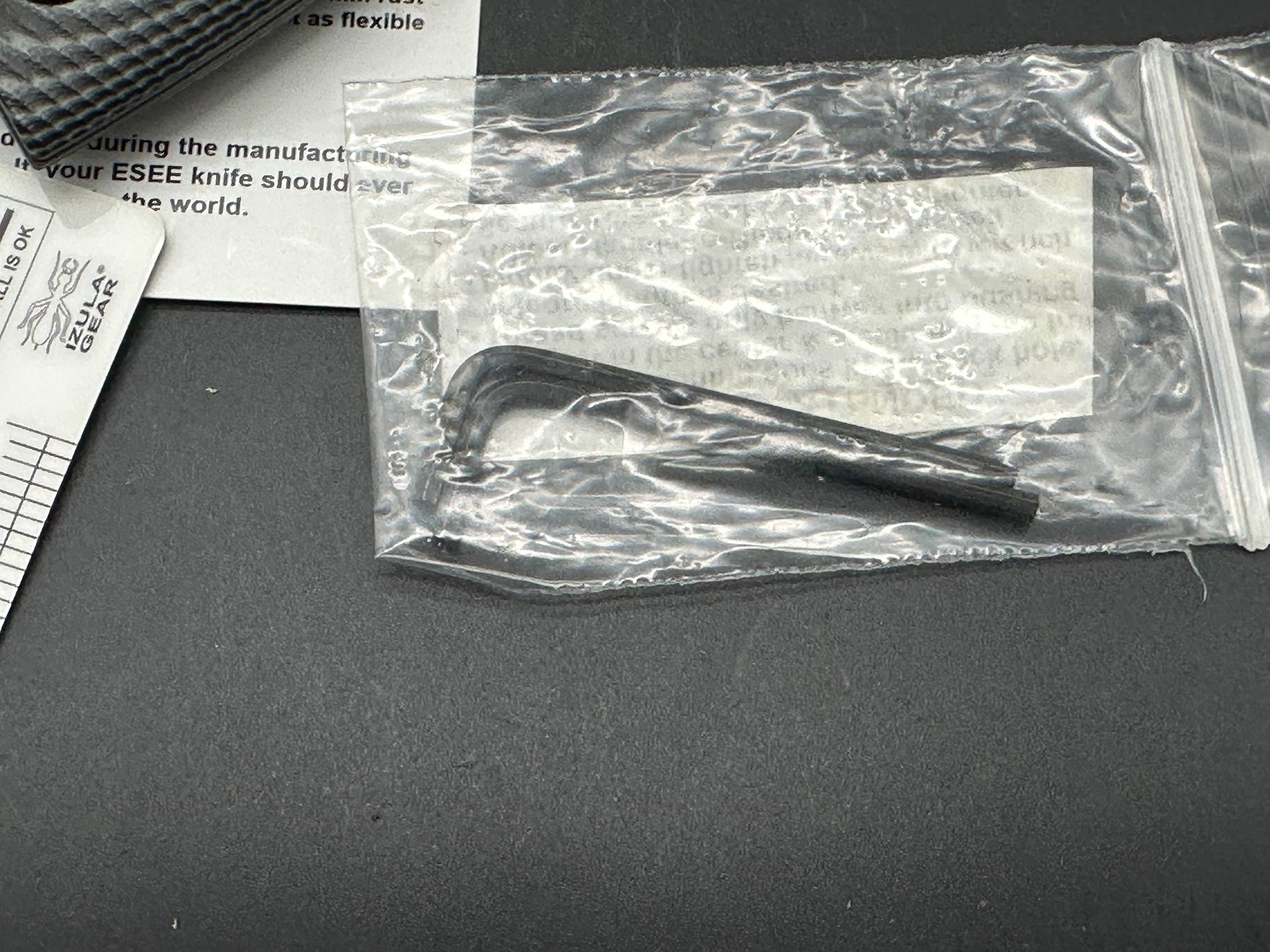 ESEE Knives ESEE-4 Fixed Blade Knife 3D Black/Gray G-10 (4.5" Stonewash S35VN)