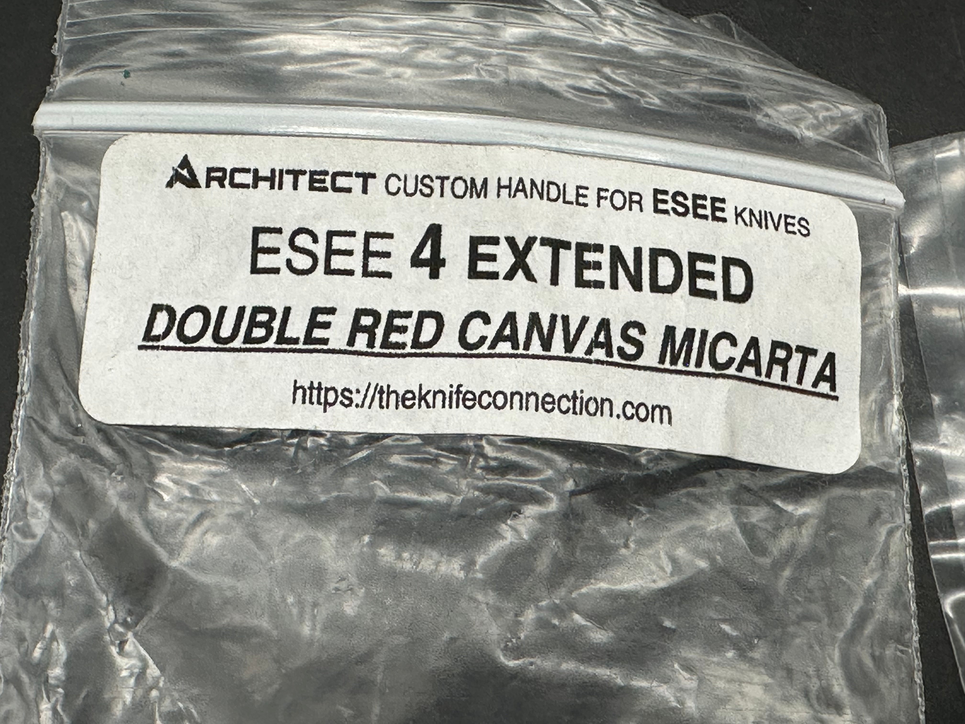 ESEE Knives ESEE-4 Fixed Blade Knife 3D Black/Gray G-10 (4.5" Stonewash S35VN)