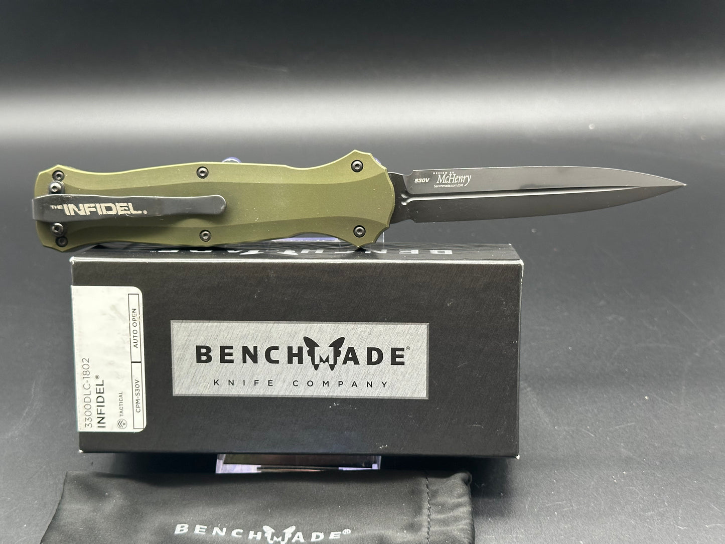 Benchmade Infidel OTF Automatic Knife OD Green