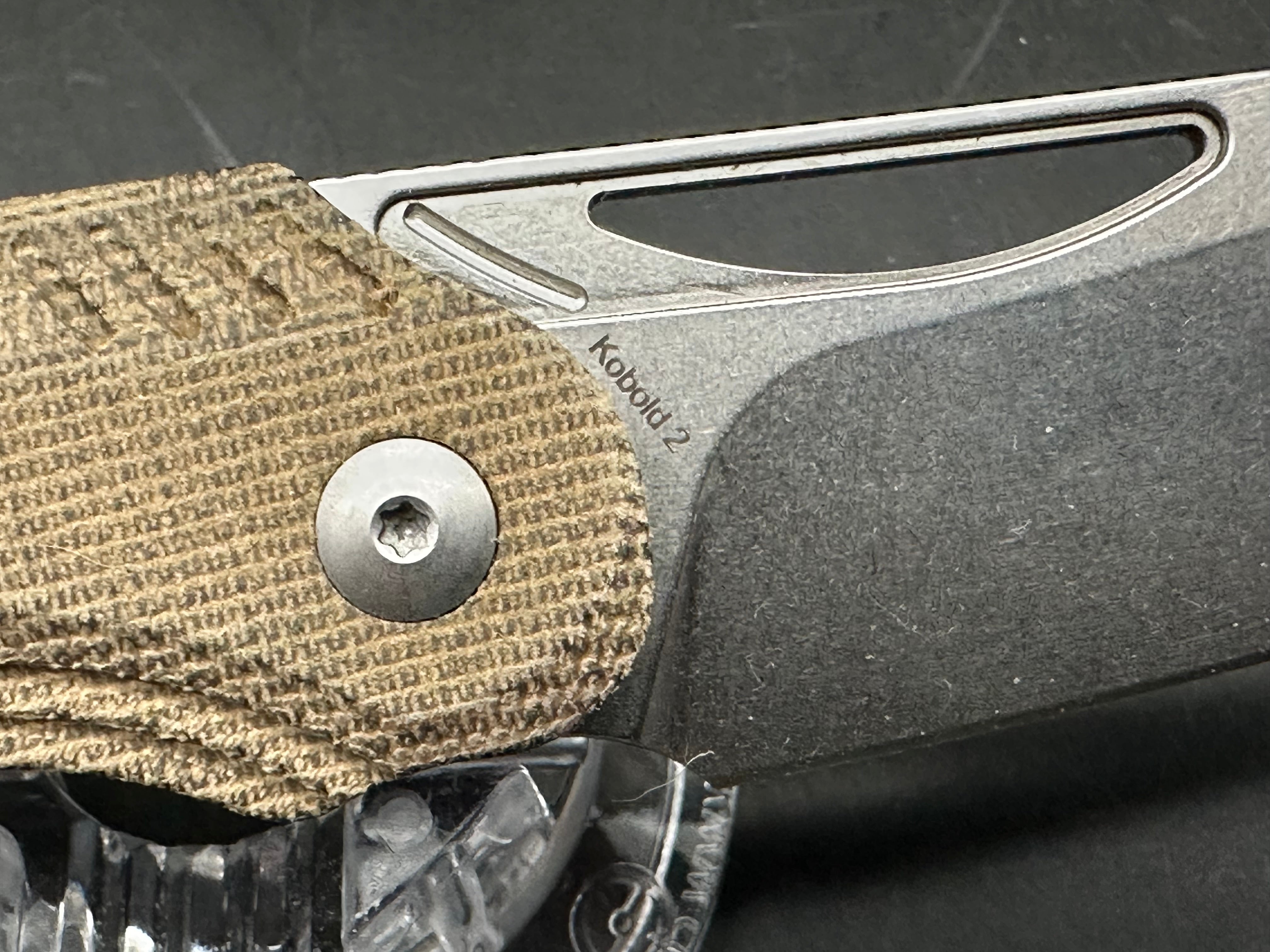 Kizer Kobold 2.0 Liner Lock Knife Green Micarta (3.66" Stonewash)