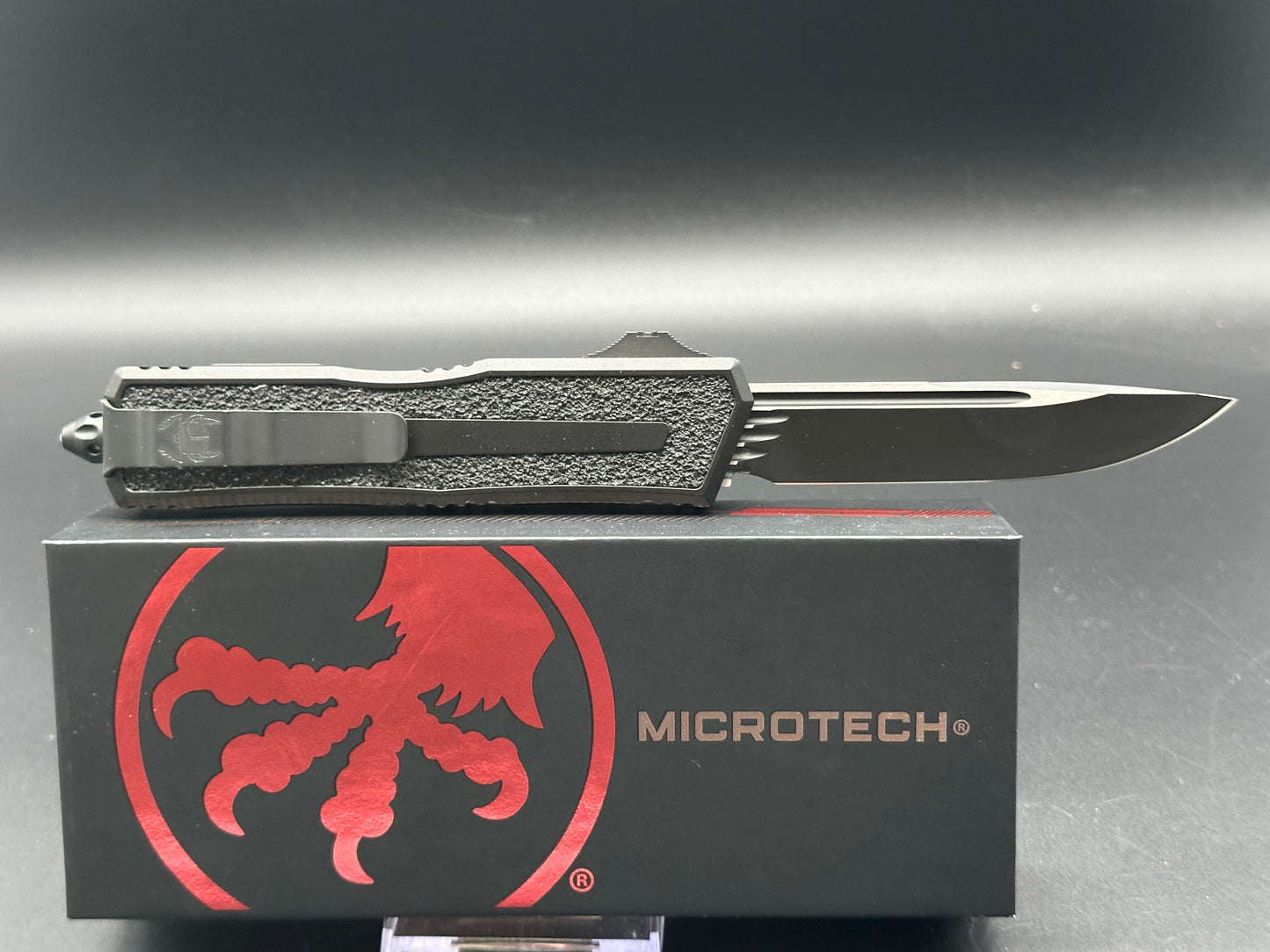 Microtech Scarab II Gen III S/E OTF Auto Knife Black Aluminum