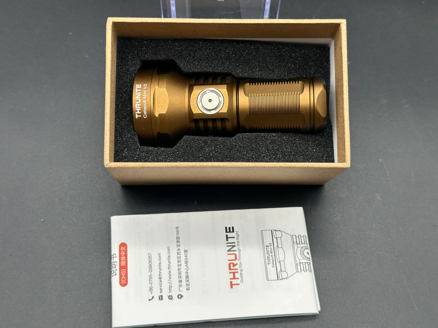 ThruNite Catapult Mini V2 1100 lumen rechargeable flashlight