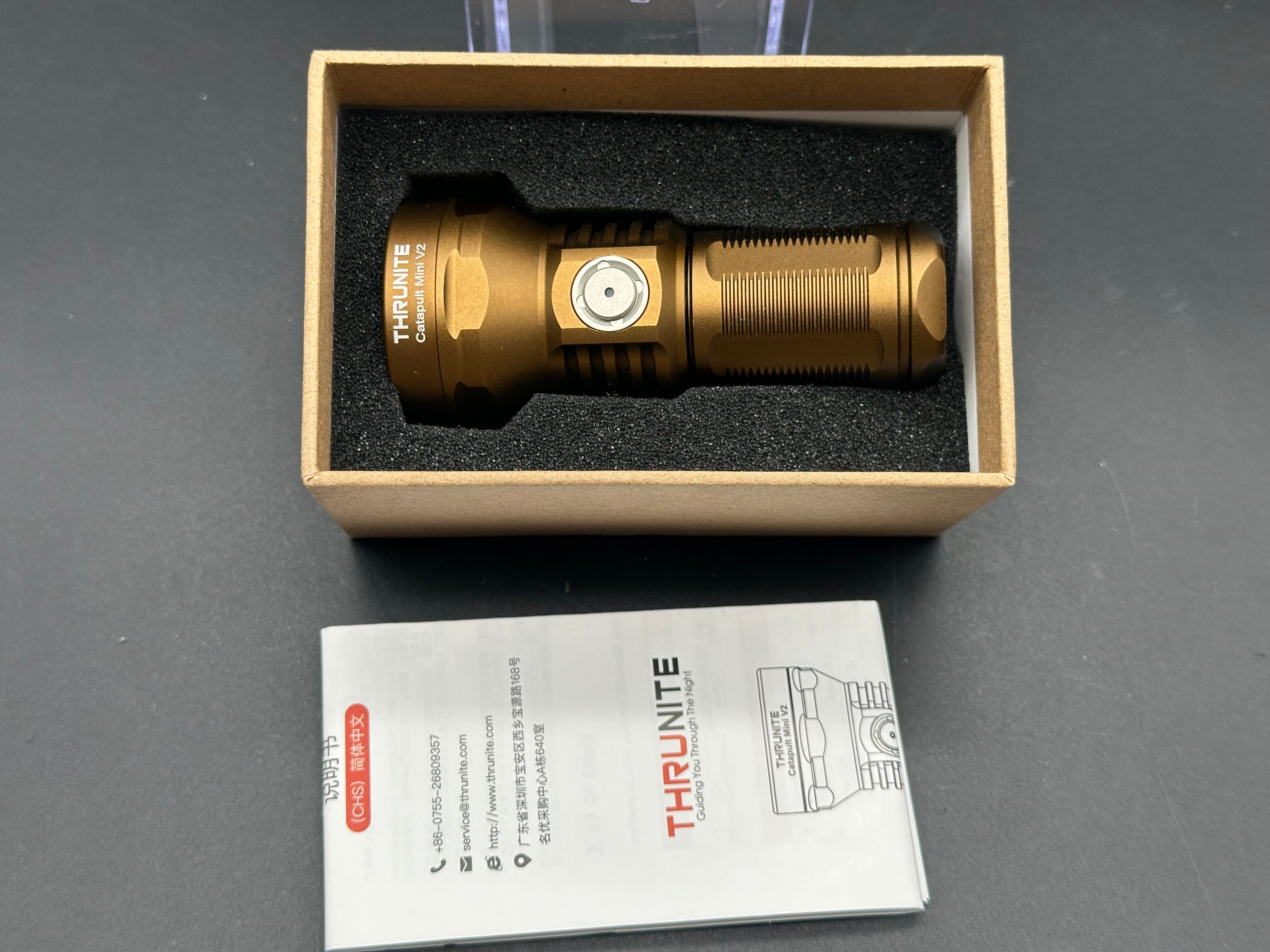 ThruNite Catapult Mini V2 1100 lumen rechargeable flashlight