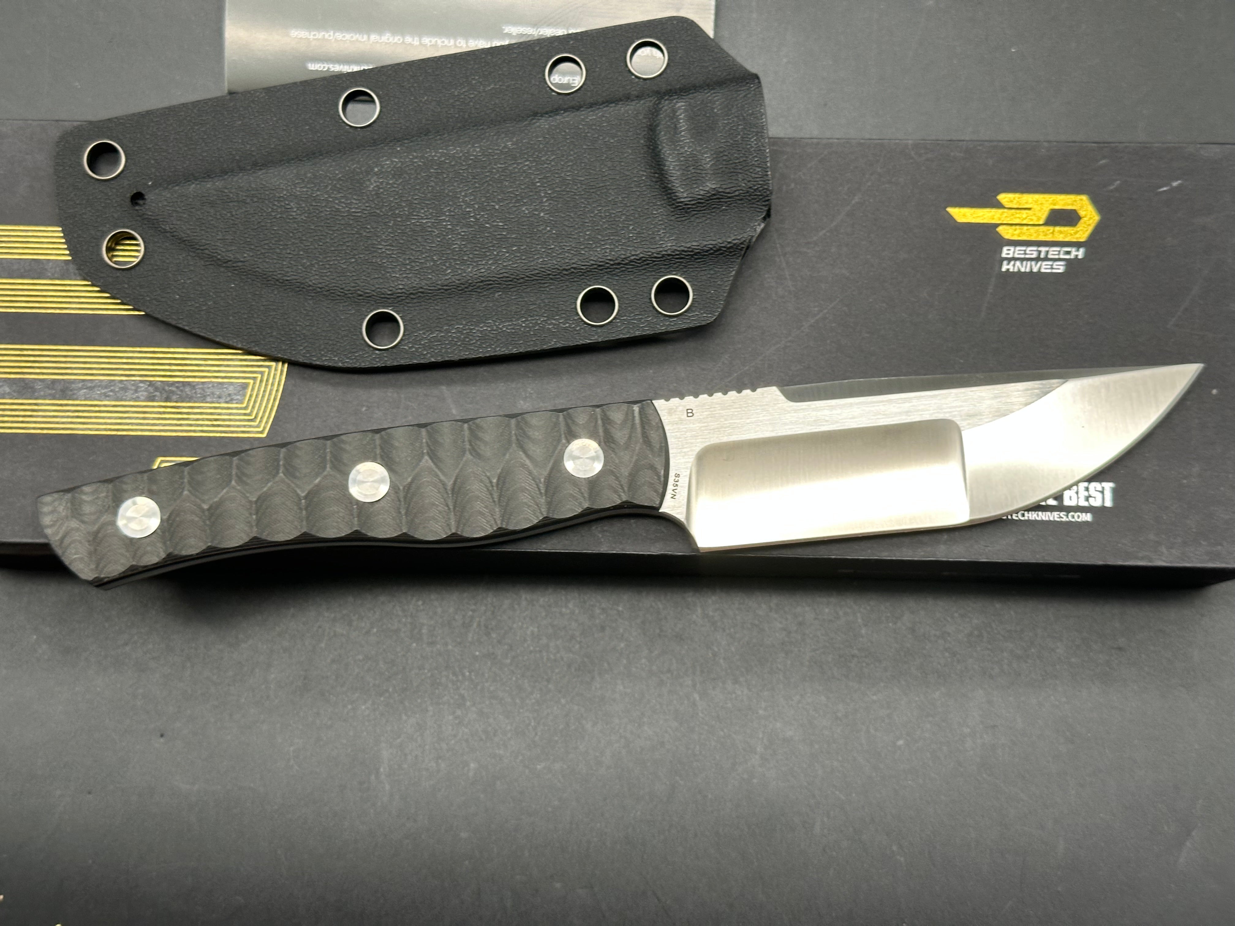 Bestech Heidi Blacksmith 2 - S35VN, Carbon Fiber Handle