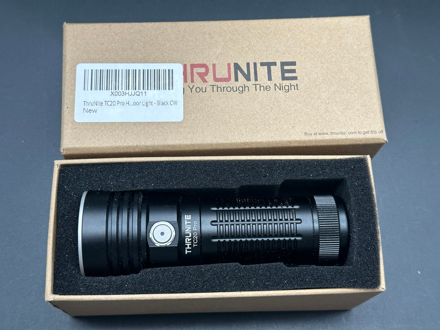 ThruNite TC20 Pro 3200 lumen rechargeable flashlight