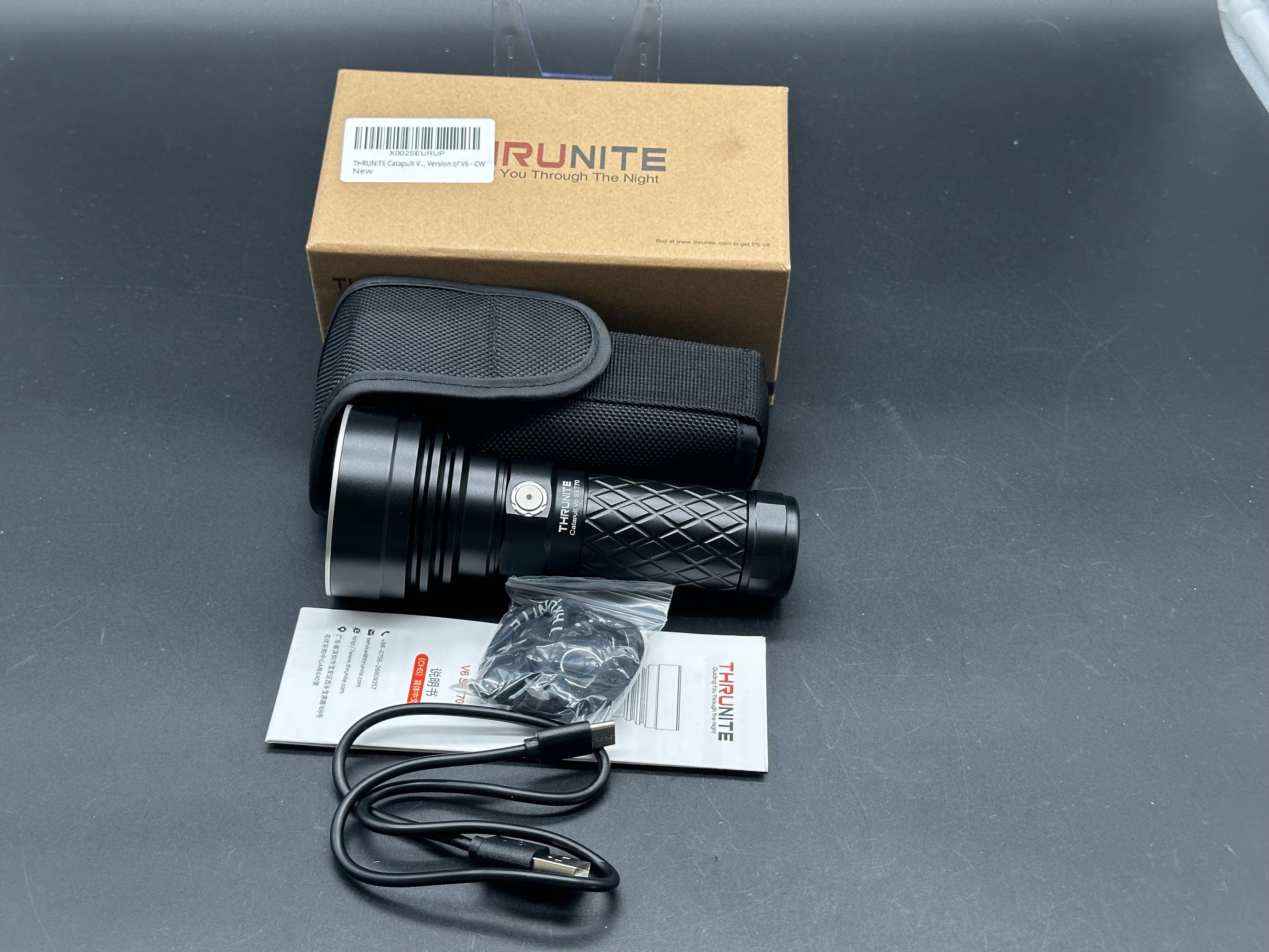 ThruNite Catapult V6 2800 lumen rechargeable flashlight