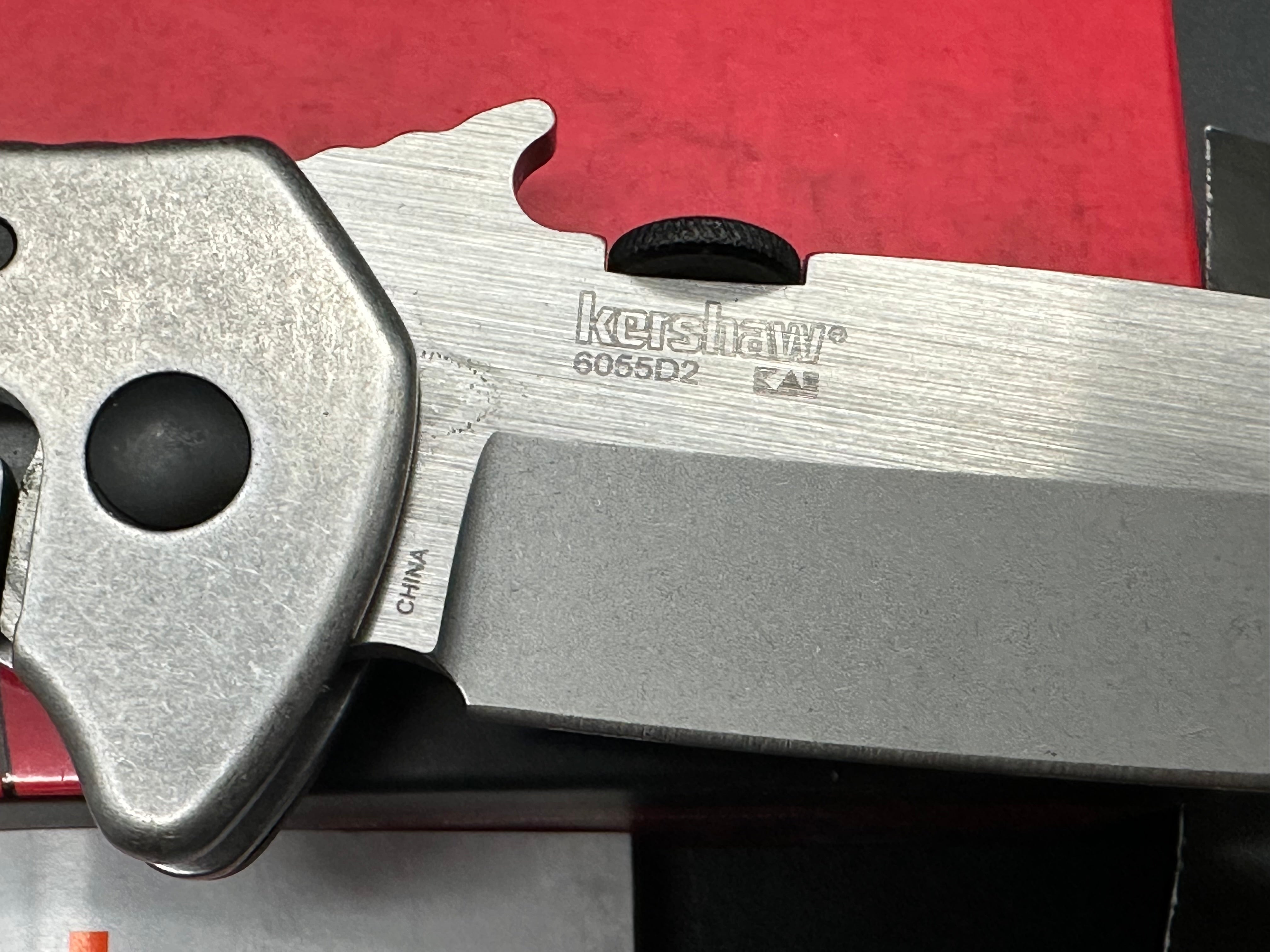 Kershaw Emerson CQC-4KXL Frame Lock Knife (3.9" Stonewash)