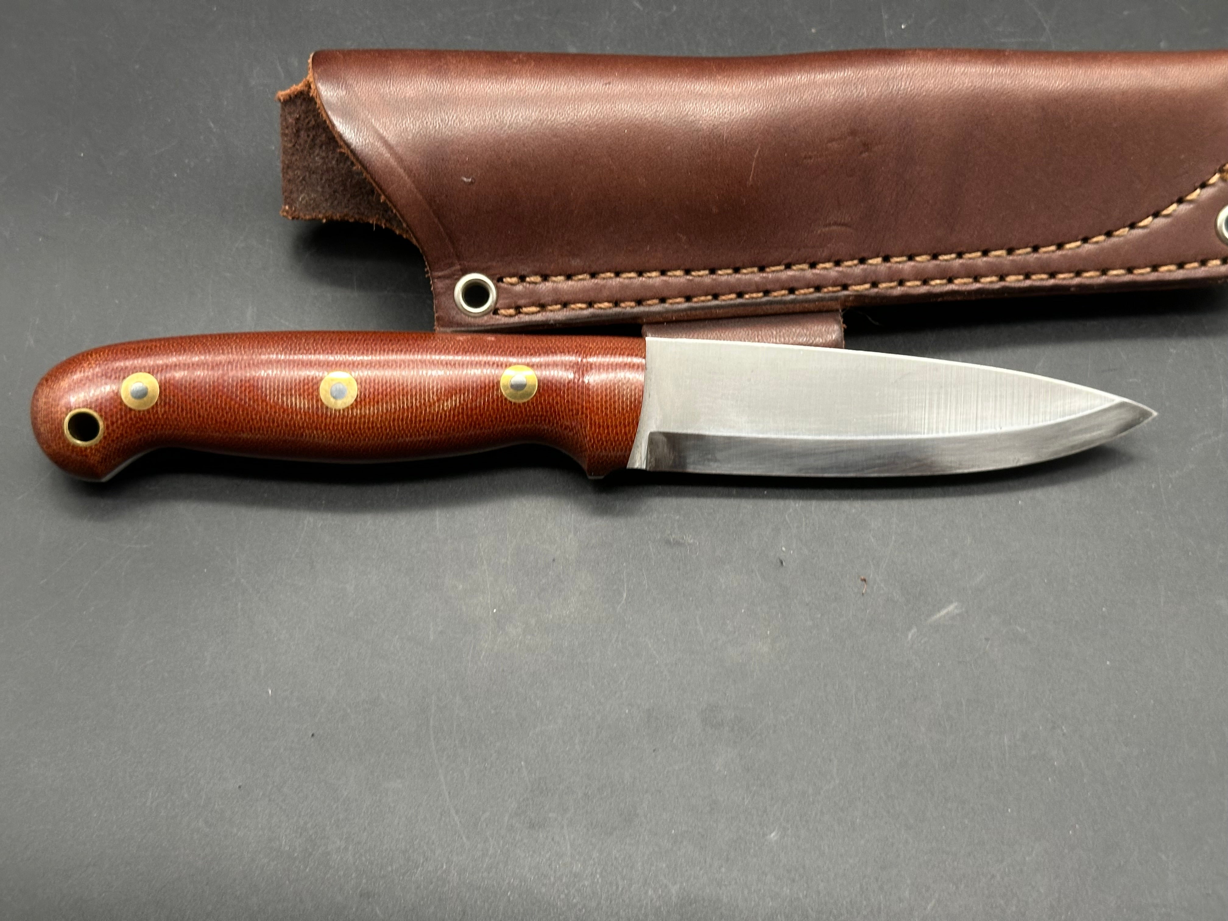 L. T. Wright GNS Scandi grind Fixed blade knife