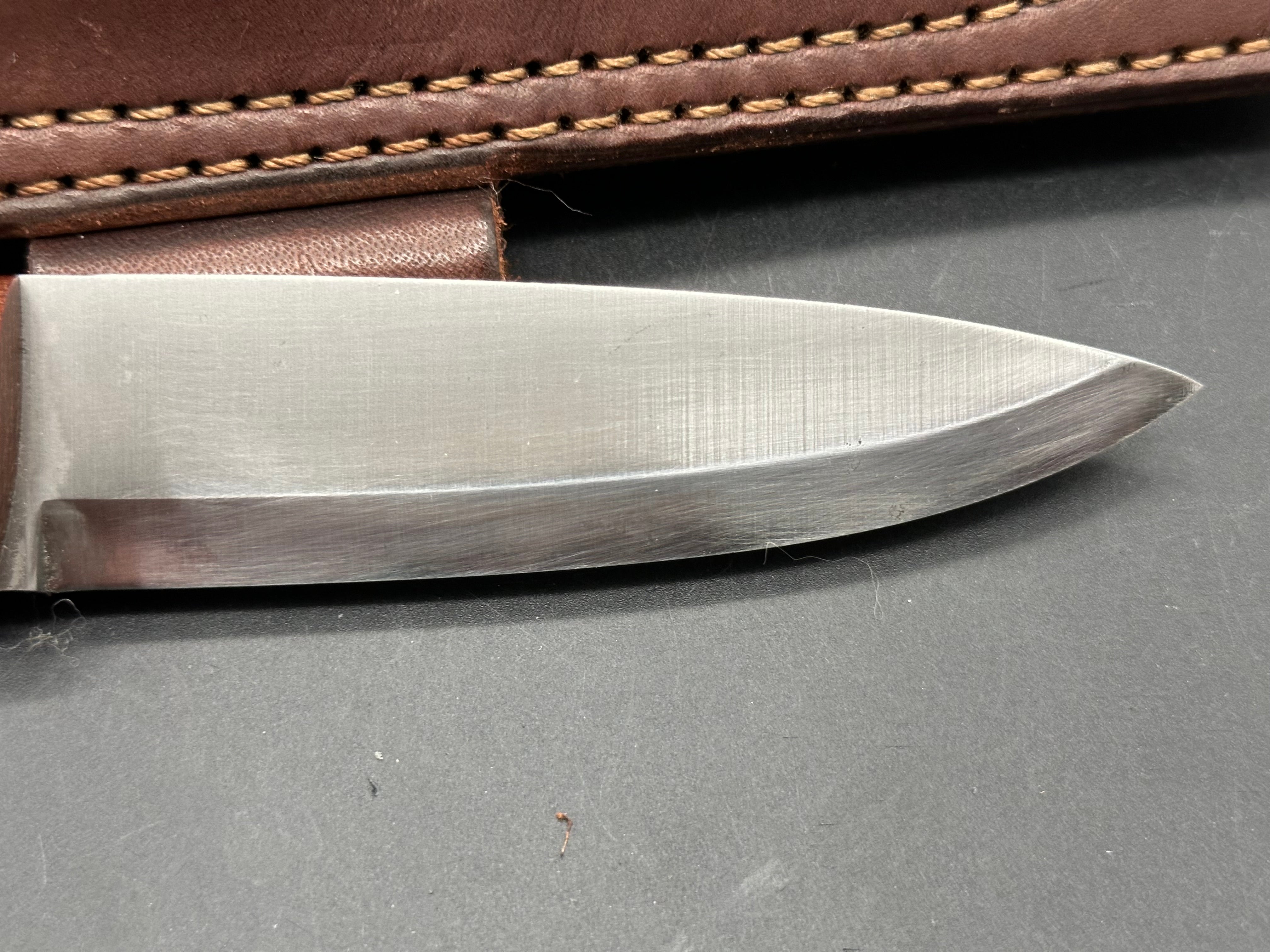 L. T. Wright GNS Scandi grind Fixed blade knife
