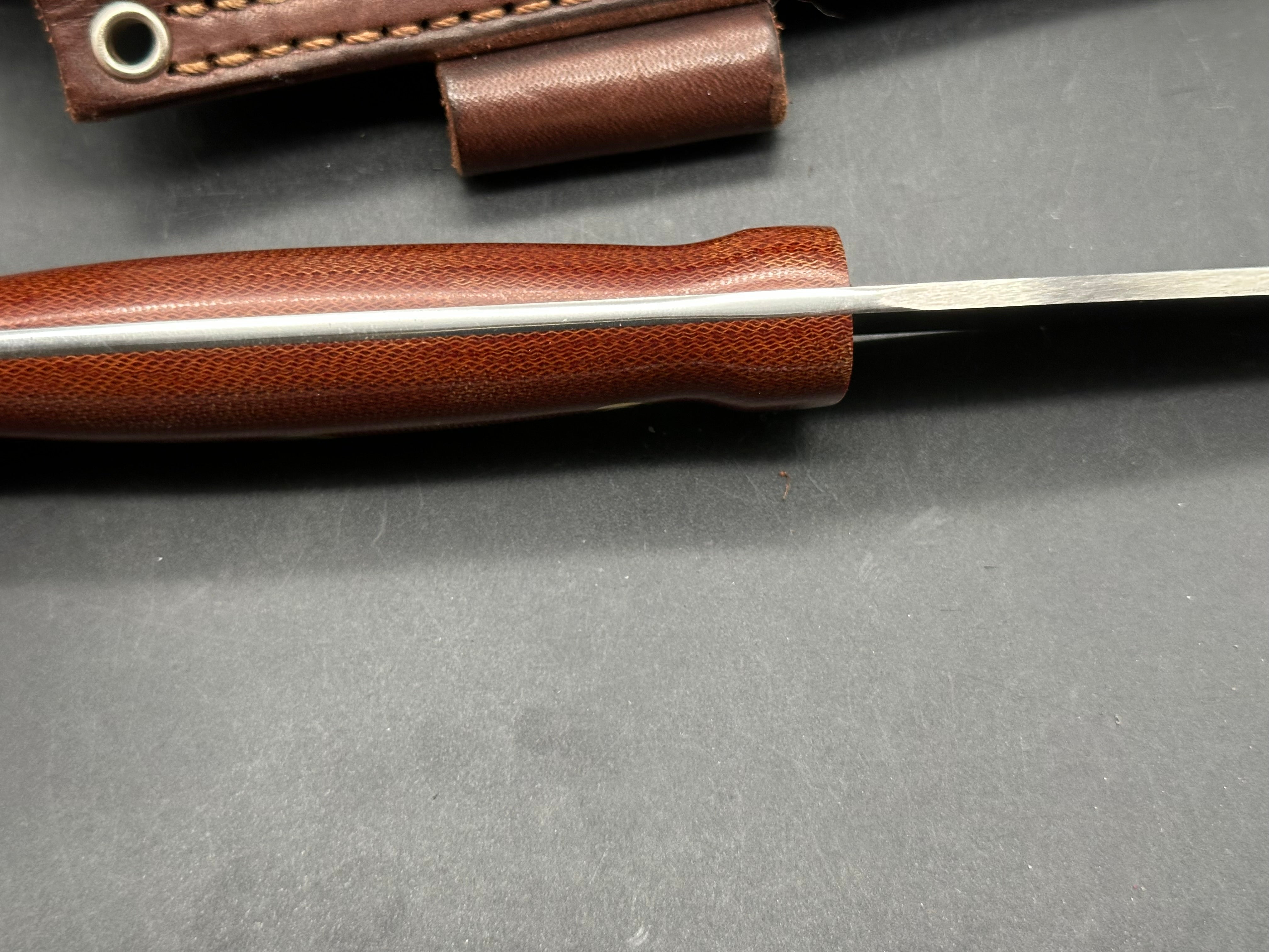 L. T. Wright GNS Scandi grind Fixed blade knife