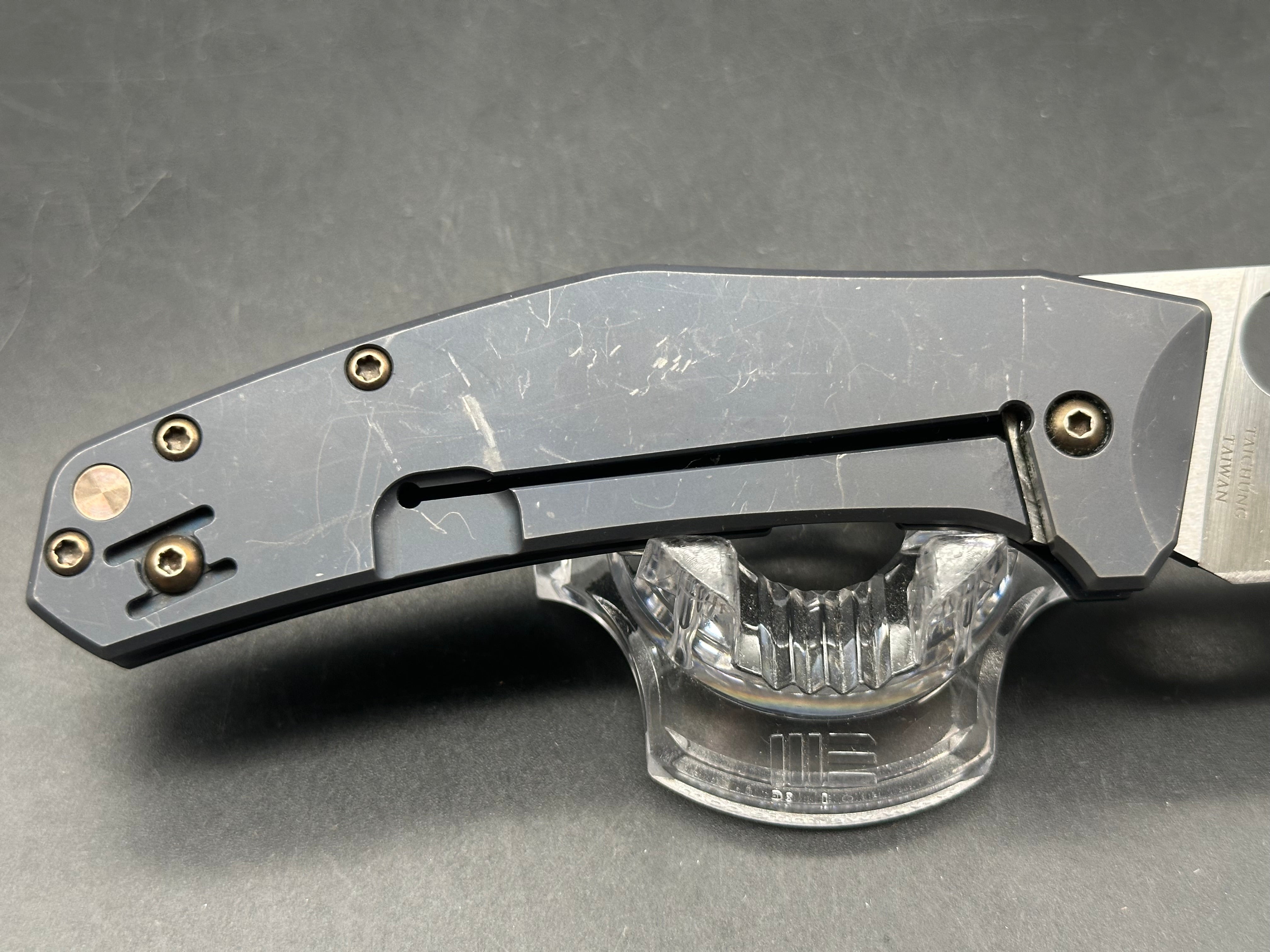 Spyderco Spydiechef LC200N KnifeJoy exclusive with aftermarket bronze titanium hardware
