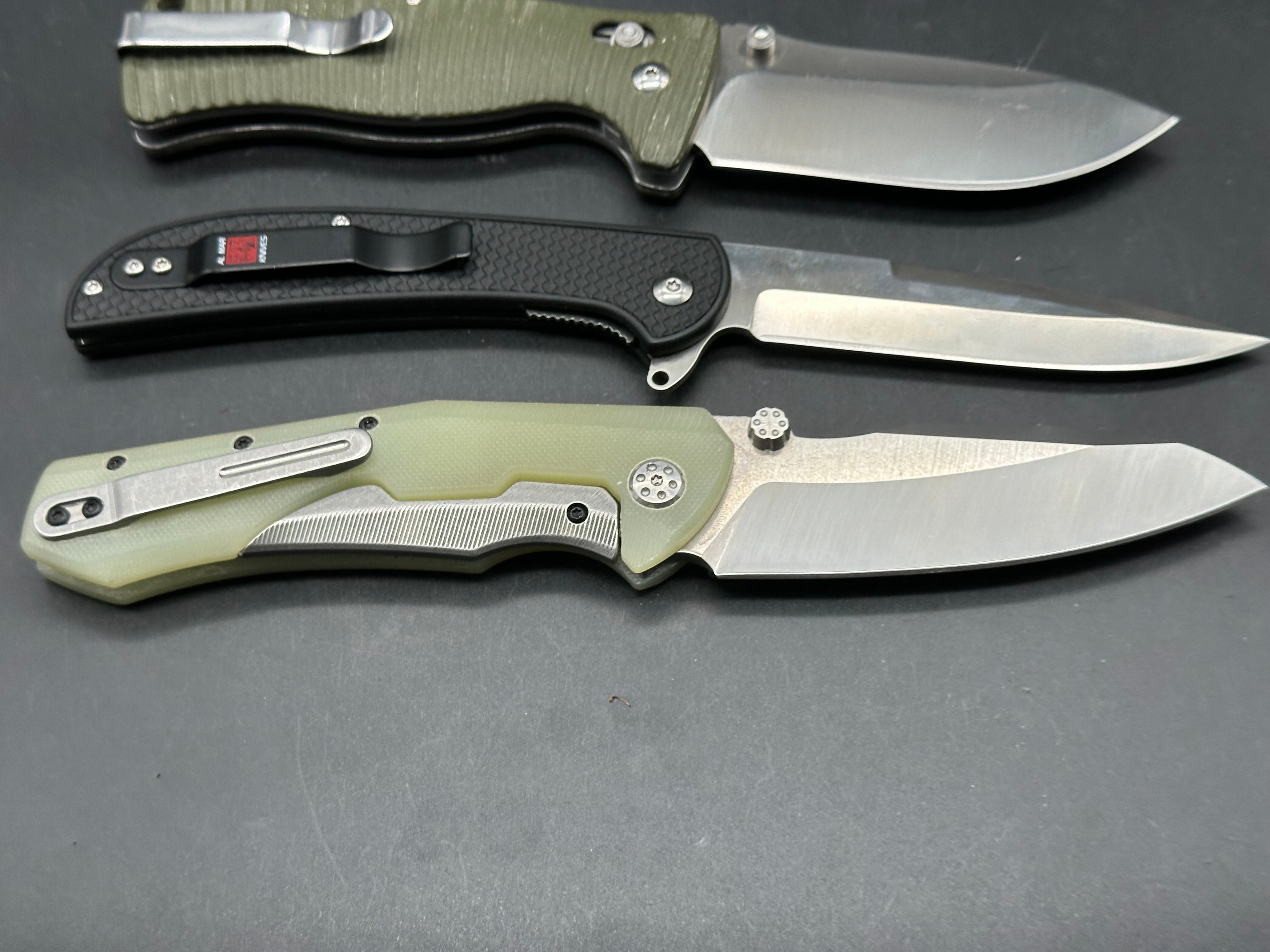 3 knife deal Al Mar, Ganzo & Unknown
