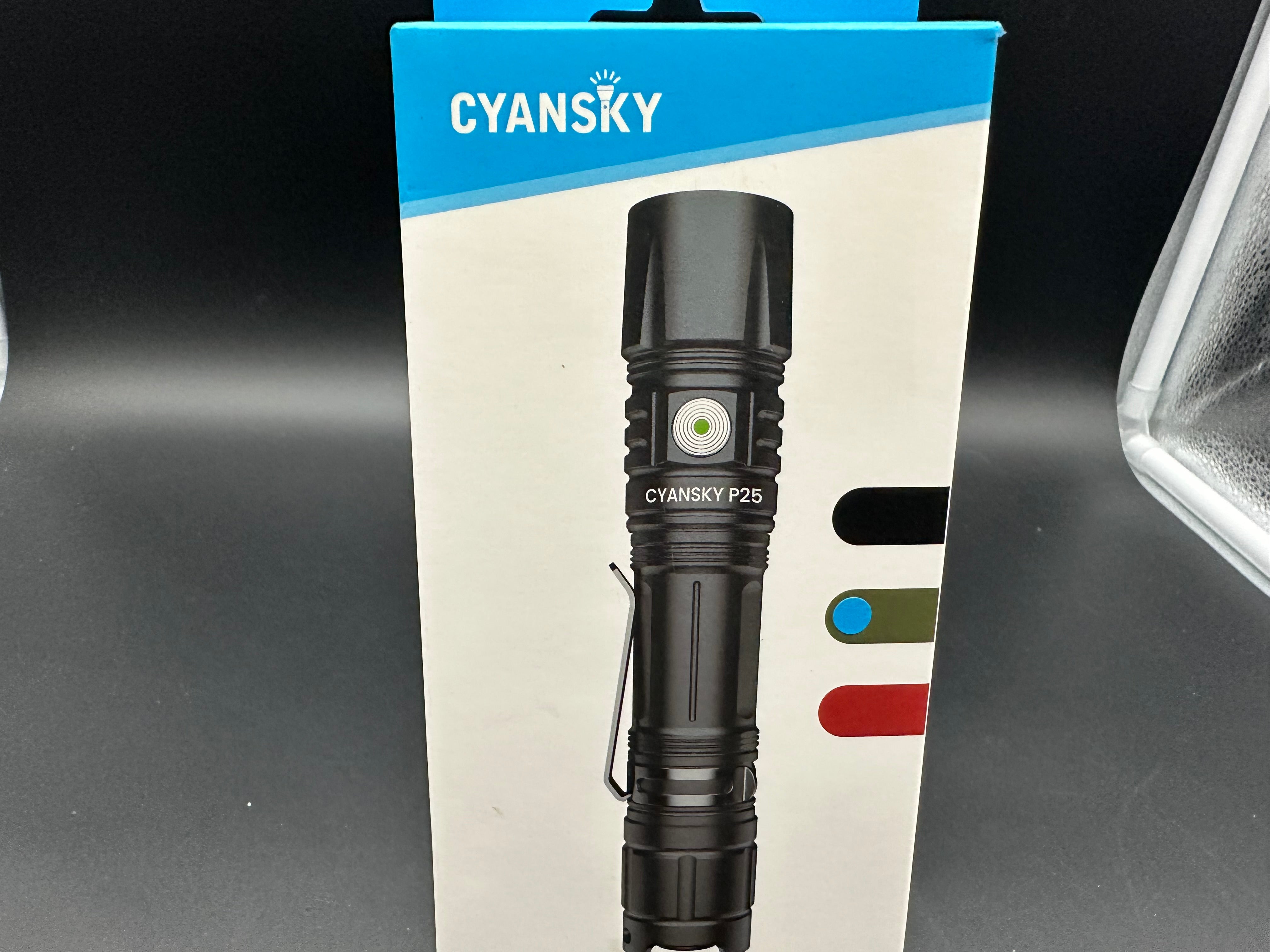 Cyansky P25 V2.0 3600 Lumens Tactical Flashlight