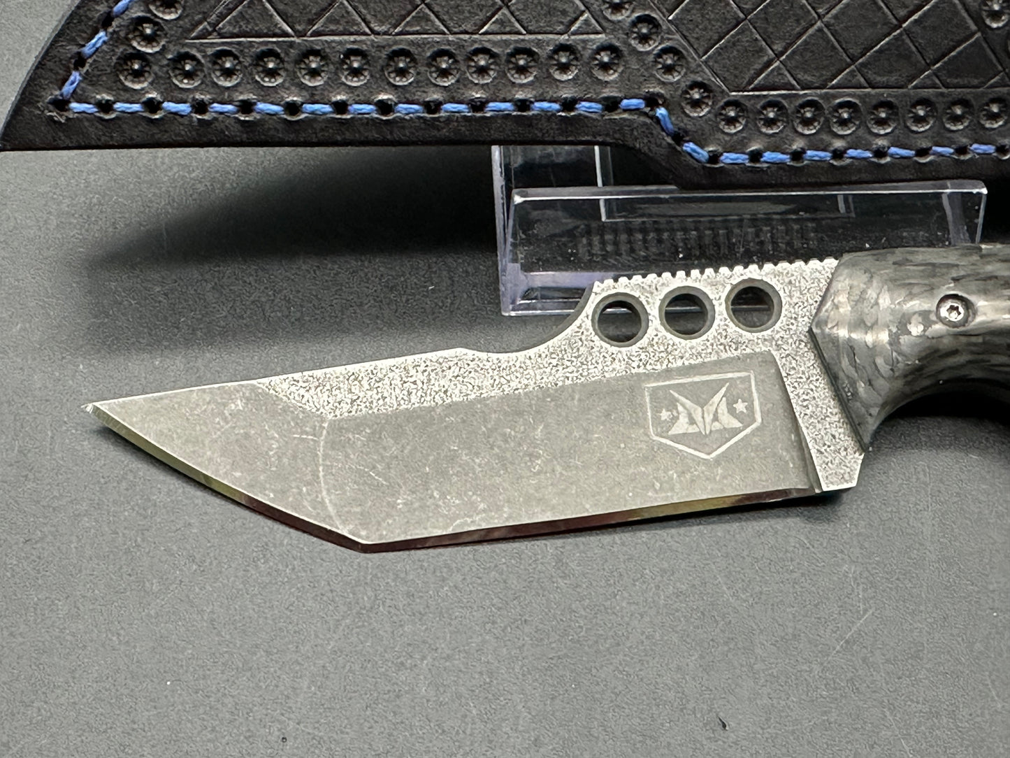 Macho Baldes Noceronte Custom fixed blade