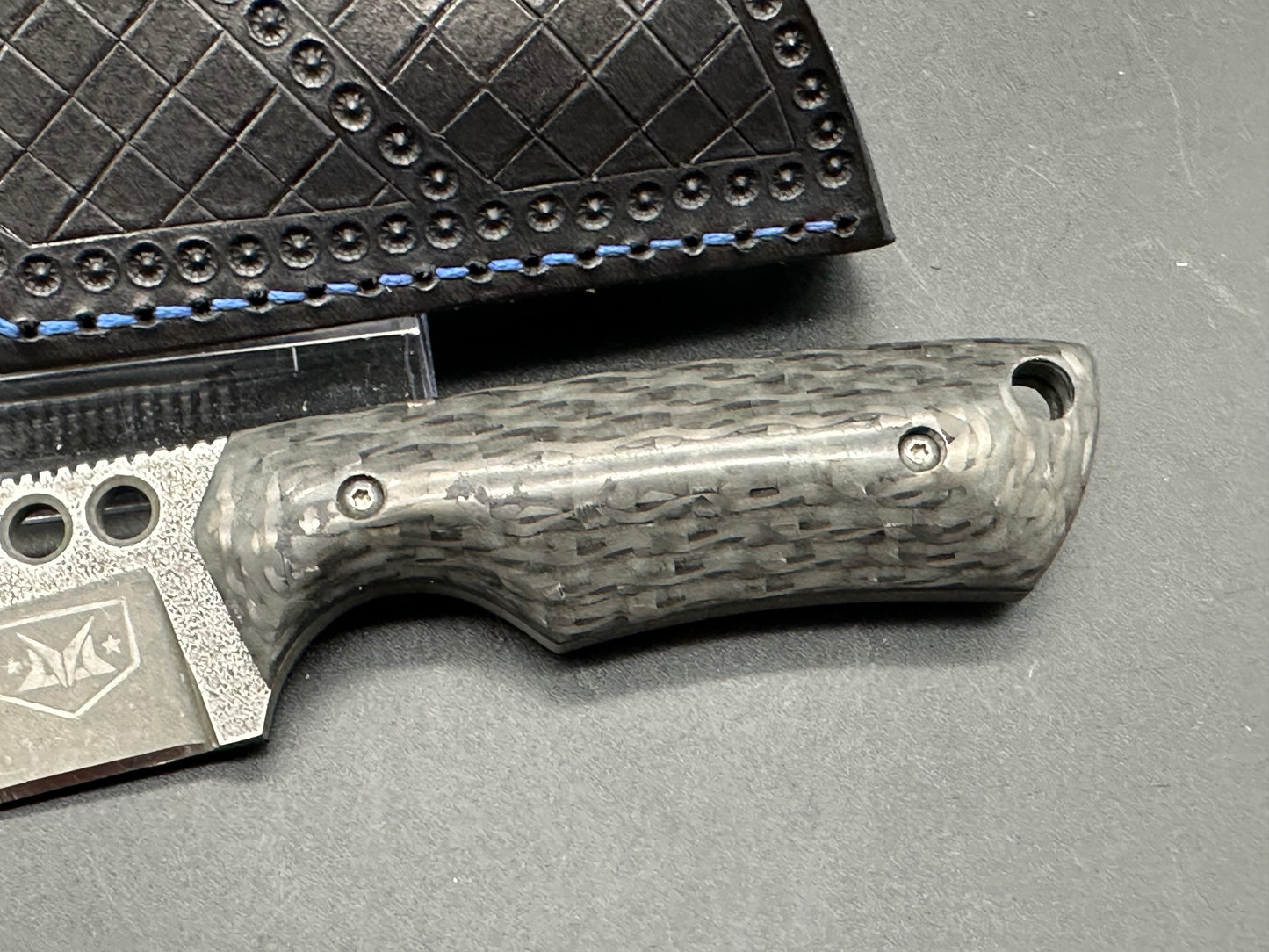 Macho Baldes Noceronte Custom fixed blade