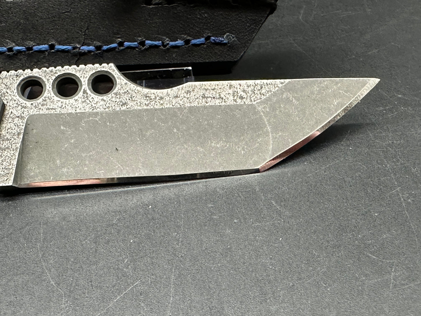 Macho Baldes Noceronte Custom fixed blade