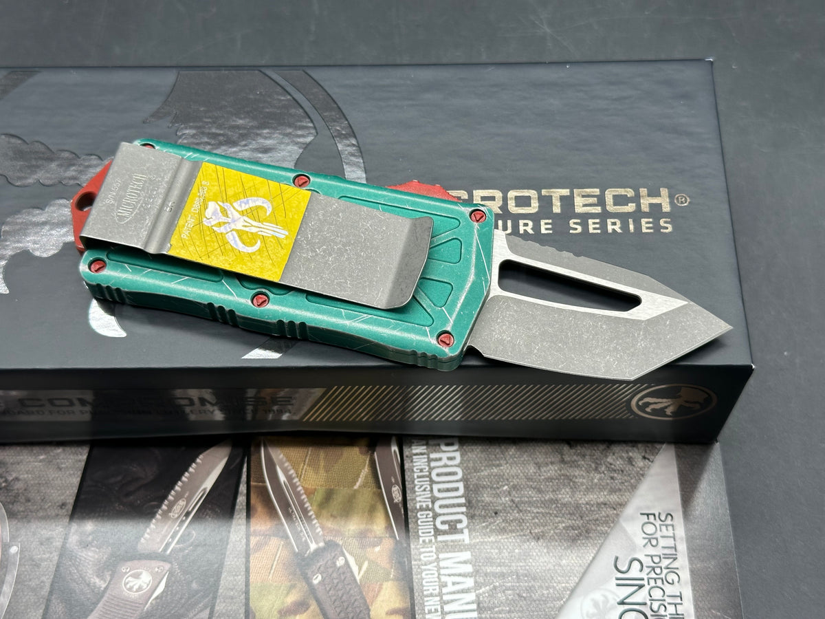 Microtech Exocet Bounty Hunter Tanto CA Legal OTF Automatic (1.9" Apocalyptic)