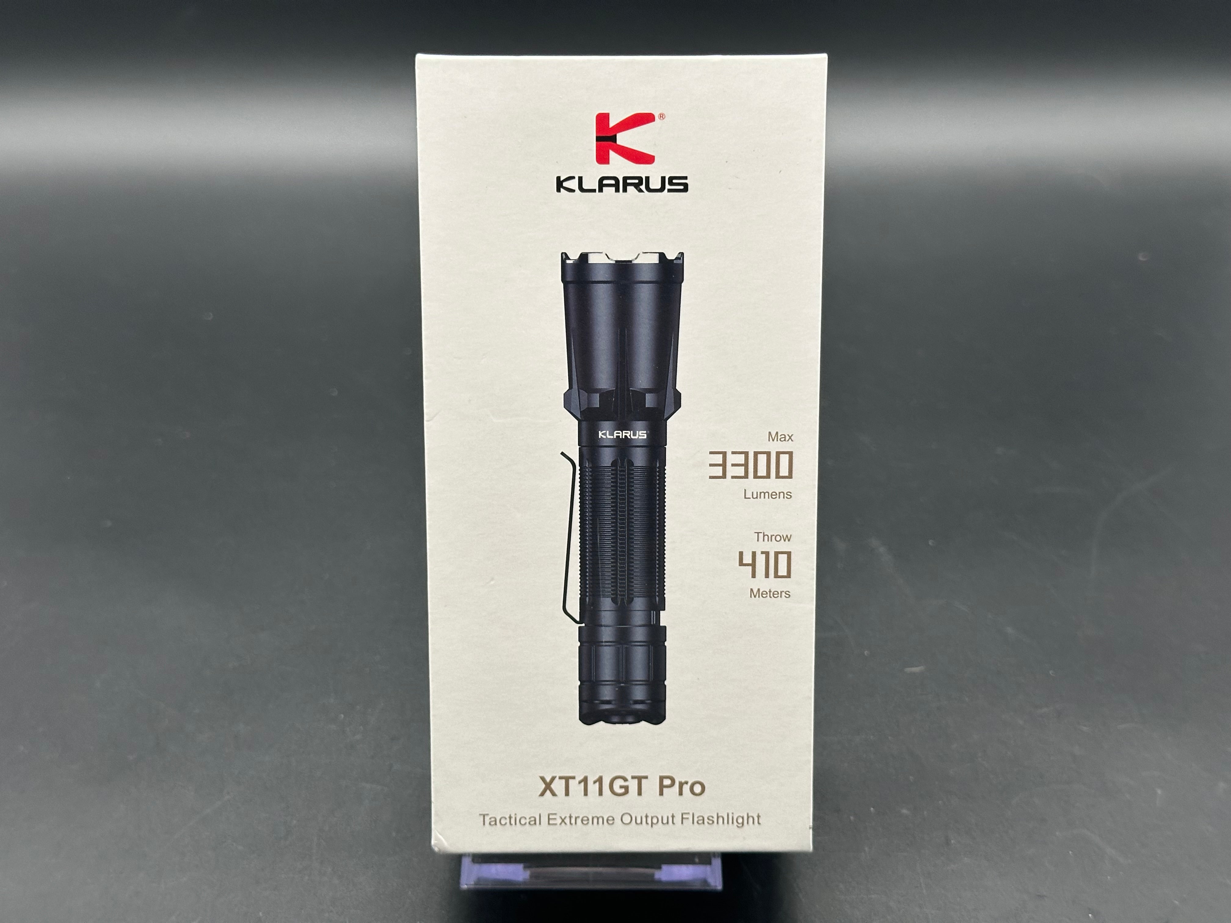 klarus XT11GT Pro 3300 Lumens USB C Rechargeable Tactical Flashlight