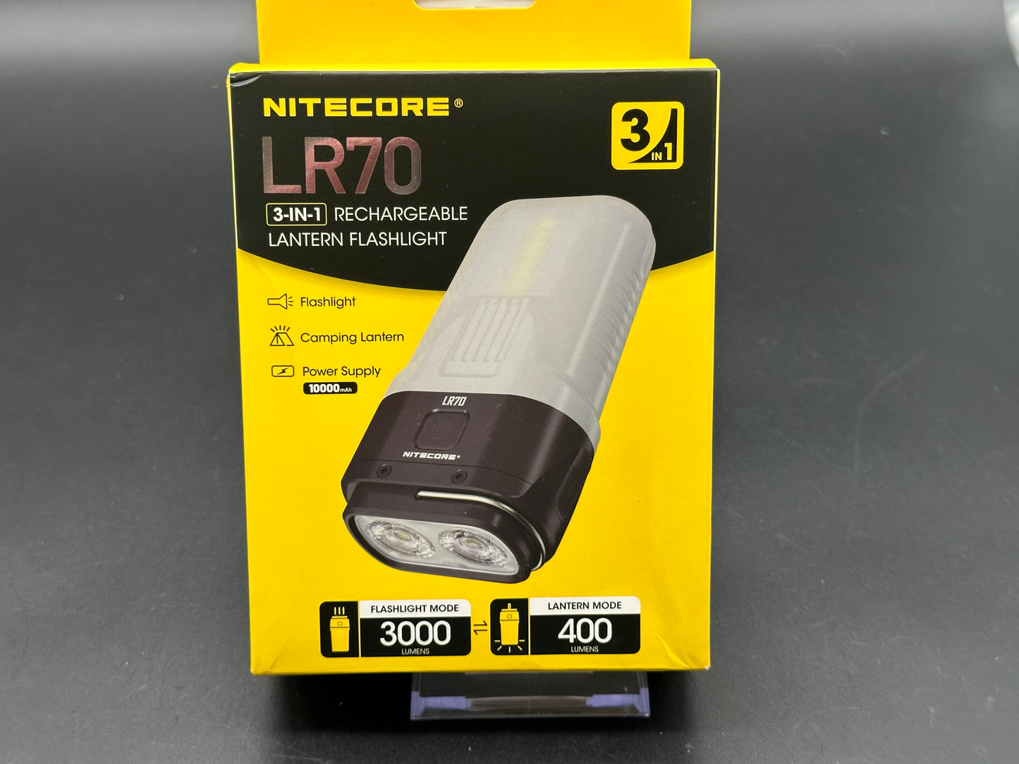 Nitecore LR70 3-in-1 3000 lumen USB-C Rechargeable Lantern Flashlight