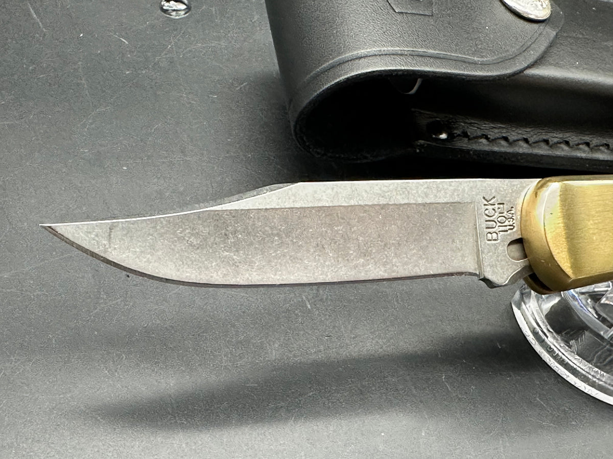 Buck 110 OD Green Micarta S30V Auto/Sheath
