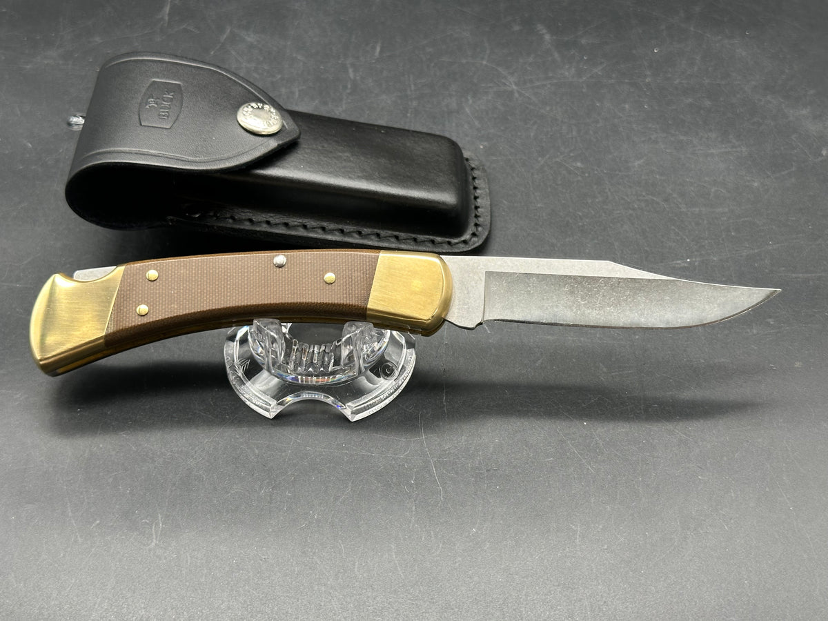 Buck 110 OD Green Micarta S30V Auto/Sheath
