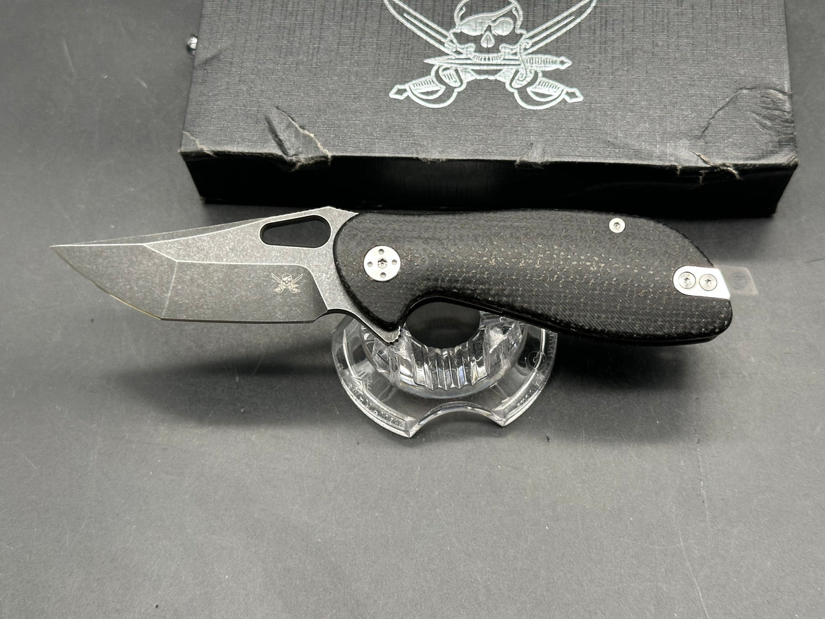 2 knife bundle Kizer Hidden Agenda 10V & Skallywag Mudskipper Black micarta