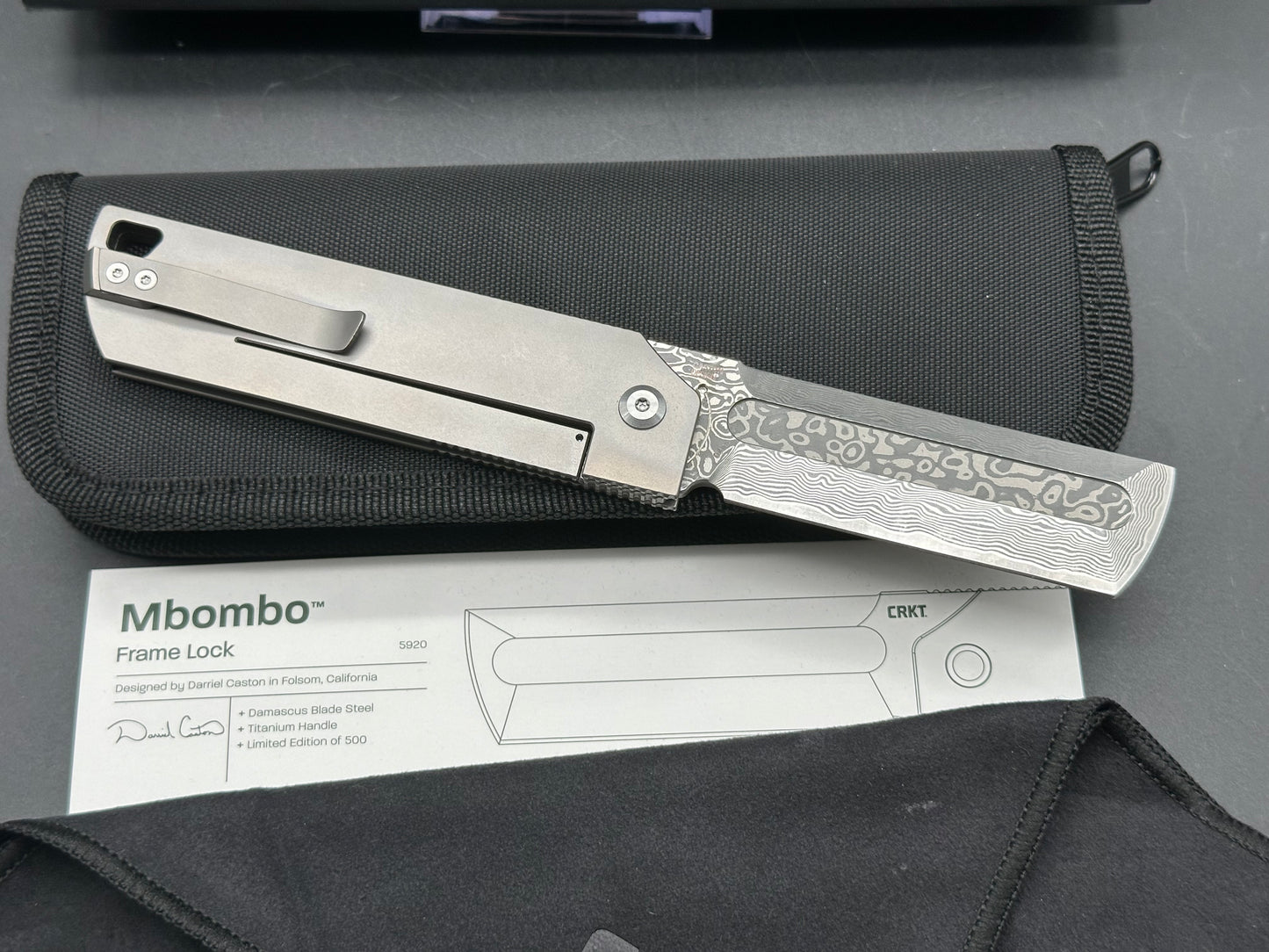 CRKT Mbombo and Pillar 3 combo