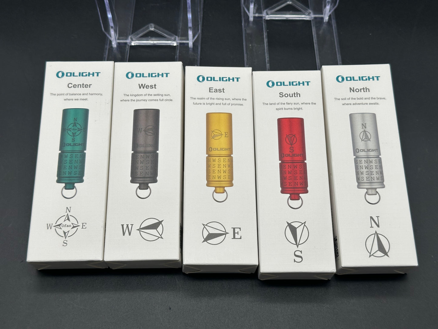 Olight i1R 2 Pro set of 5 East,West,North,South,Central flashlights