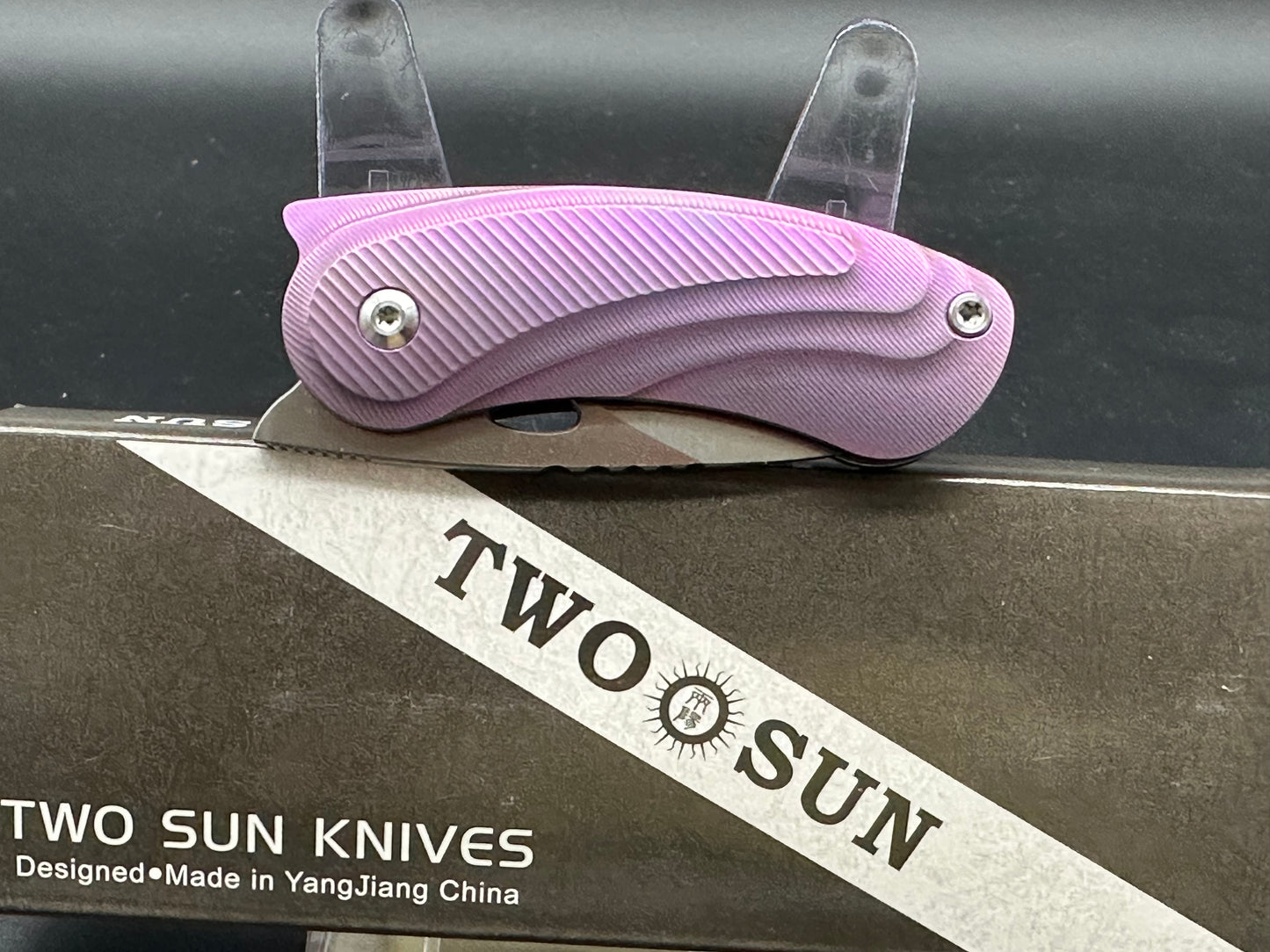 TWOSUN TS68-M390 FRAME LOCK FOLDING KNIFE