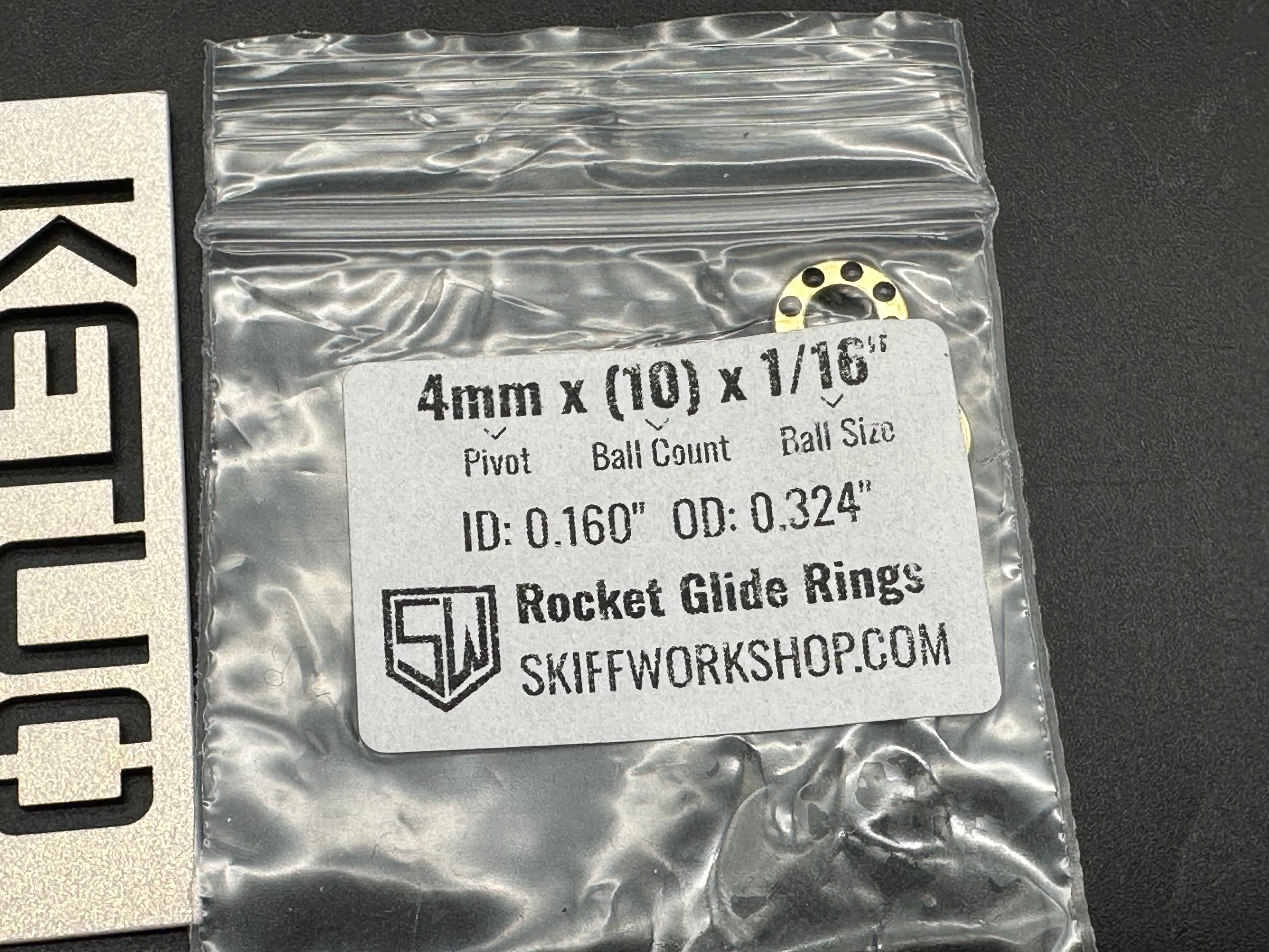 Ketuo Mini Griffin (NEW), 2.91" M390 Bead Blasted Drop Point Blade with Bead Blasted Titanium and Carbon Fiber Scales