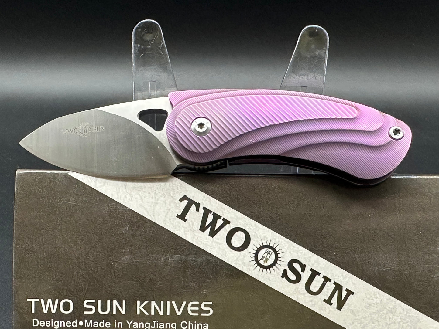 TWOSUN TS68-M390 FRAME LOCK FOLDING KNIFE