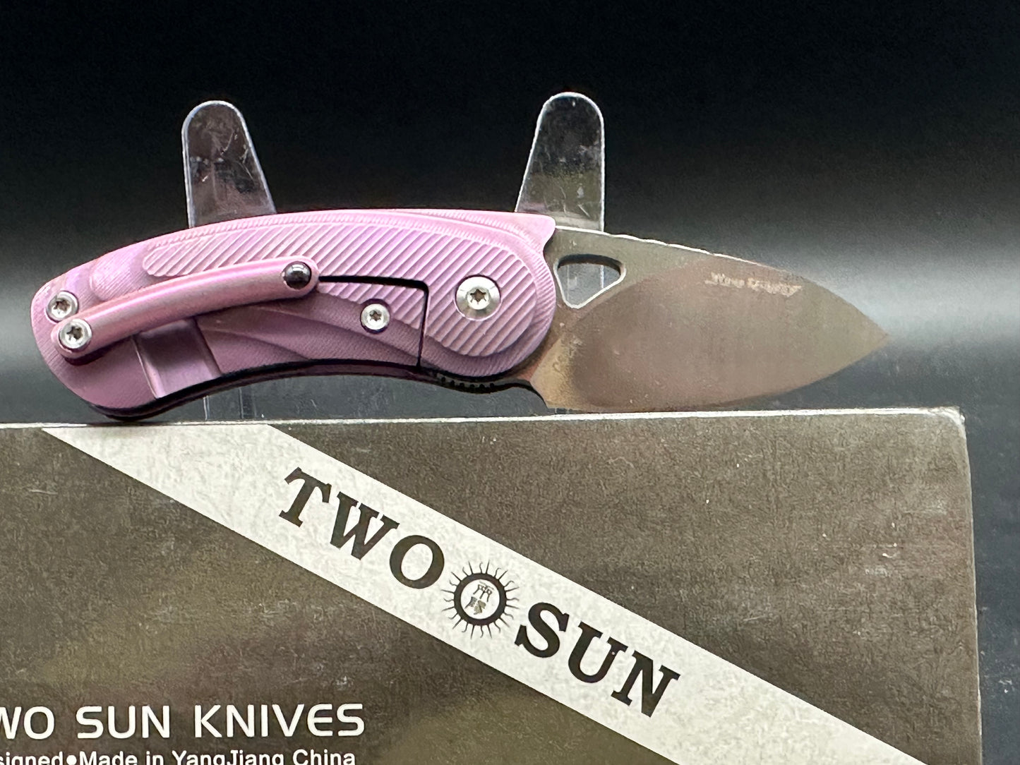 TWOSUN TS68-M390 FRAME LOCK FOLDING KNIFE