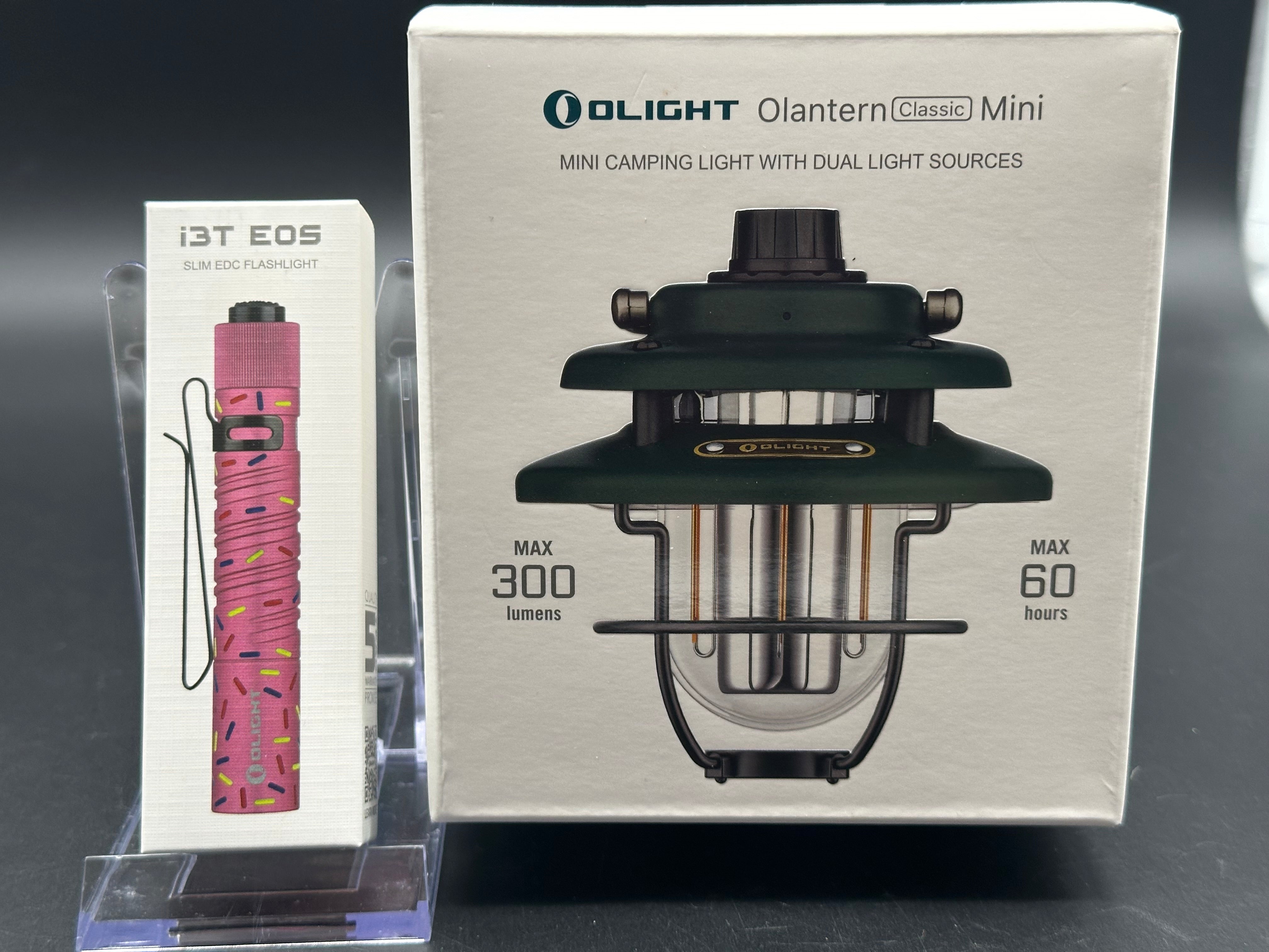 Olight Olantern Classic Mini & i3T flashlight bundle