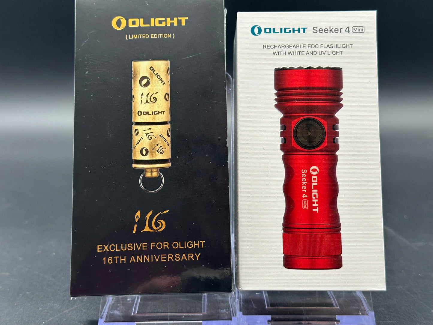 Olight Seeker 4 Mini & i16 16th Anniversary flashlight bundle