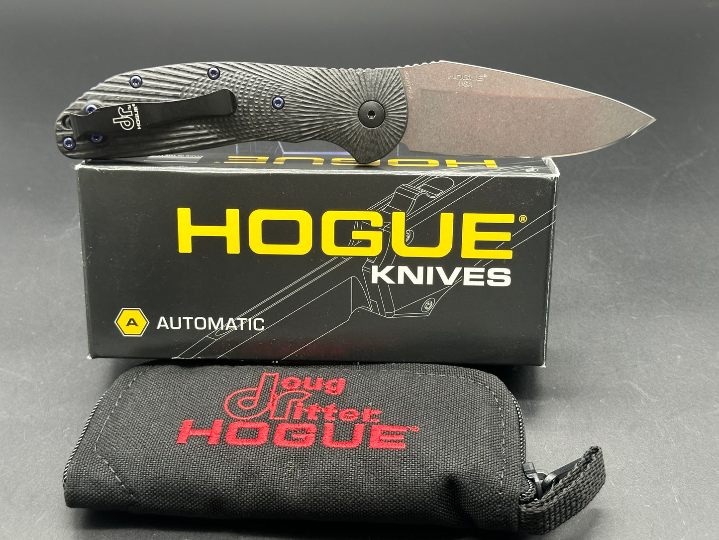 Doug Ritter Auto-RSK Knifeworks Exclusive  Limited Edition Carbon Fiber / Stonewashed MagnaCut