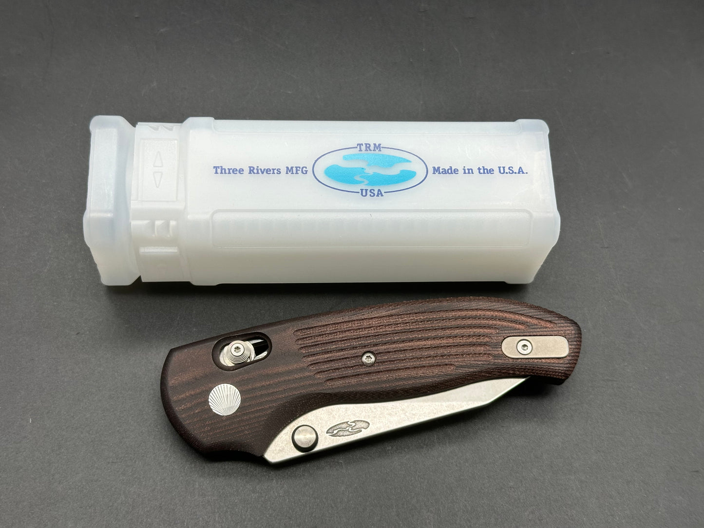 TRM Shadow 3D Concord Grape Micarta