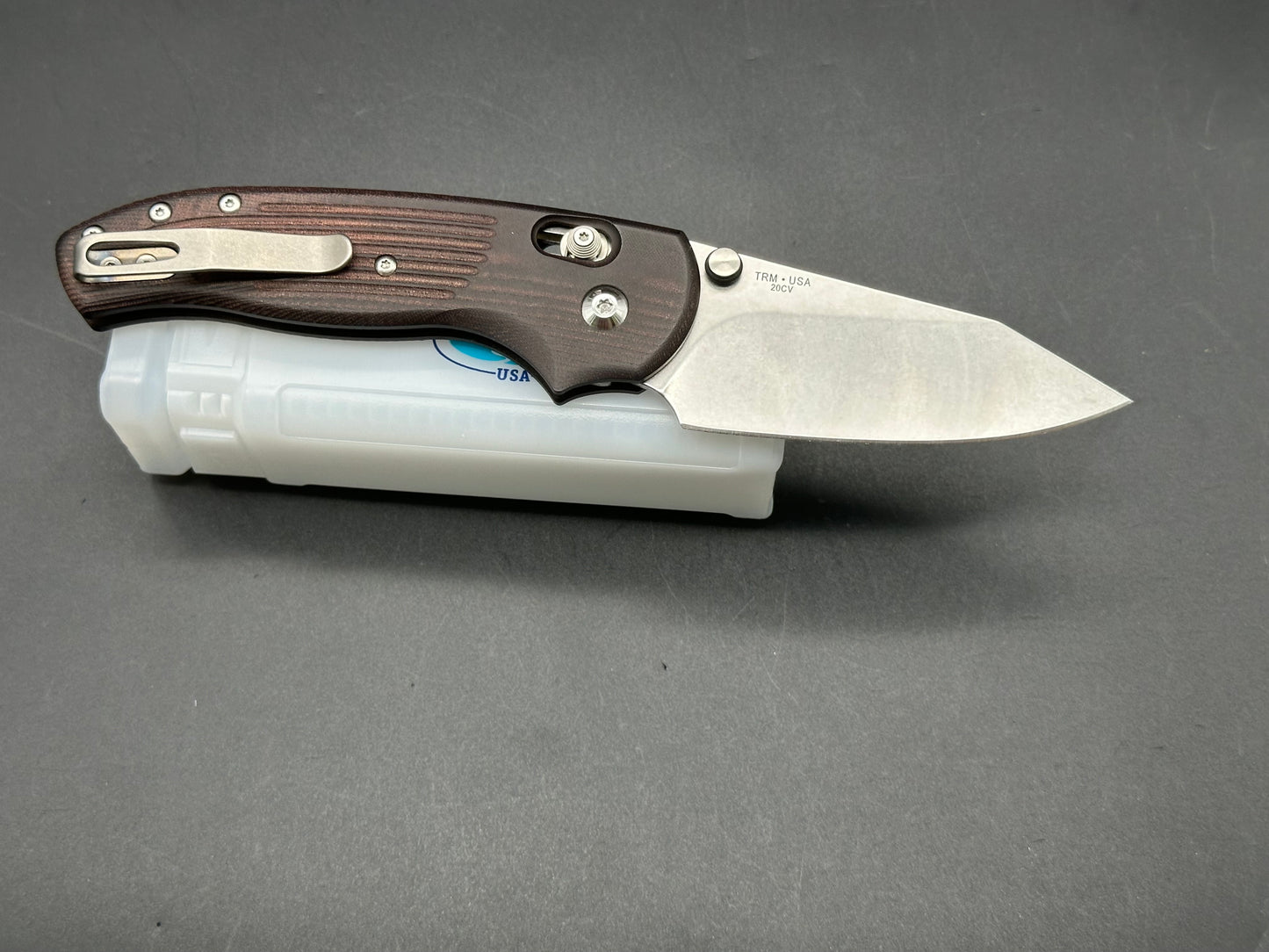 TRM Shadow 3D Concord Grape Micarta