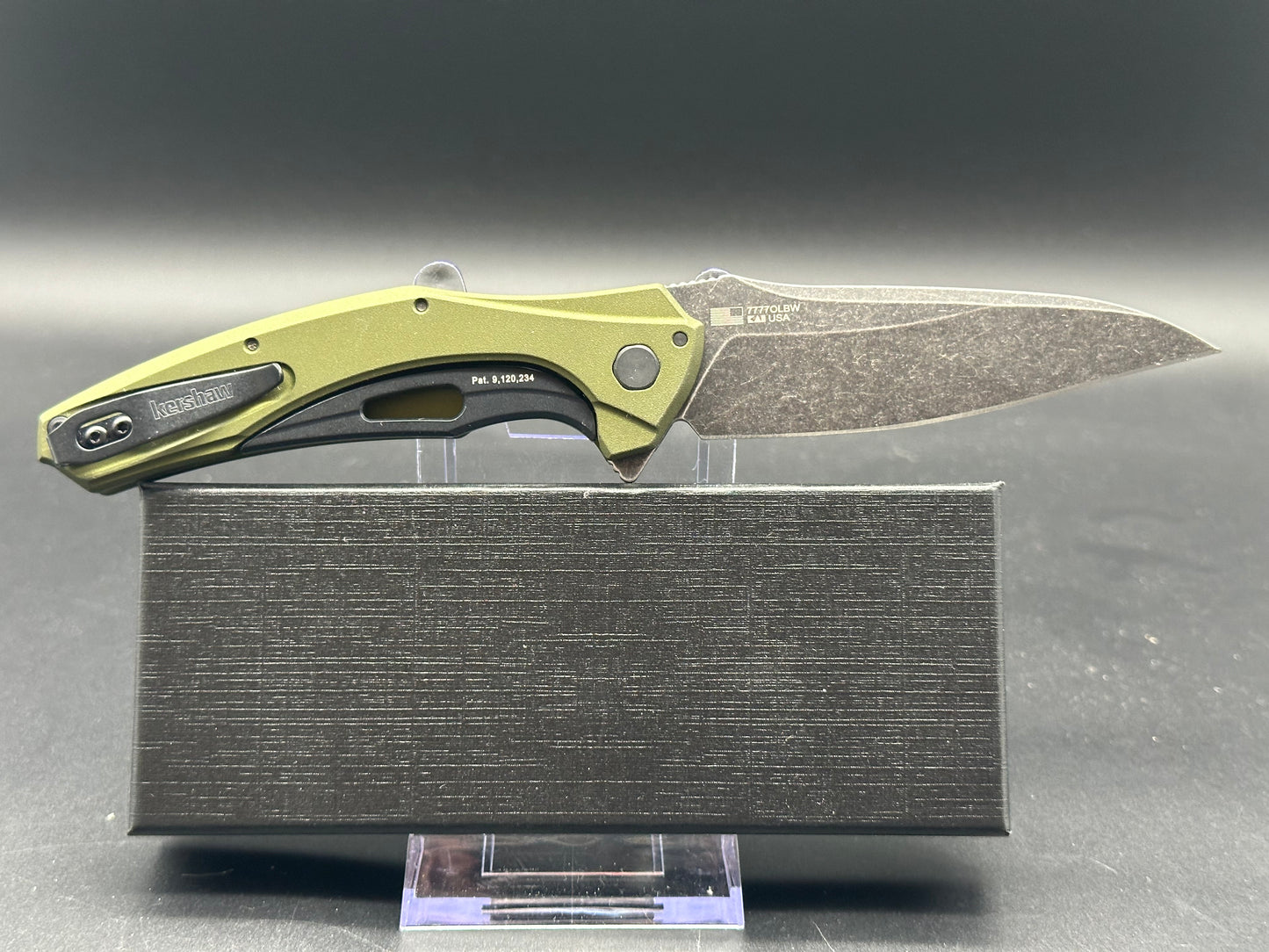 Kershaw Bareknuckle Sub-Frame Lock Knife OD Green (3.5" BlackWash)