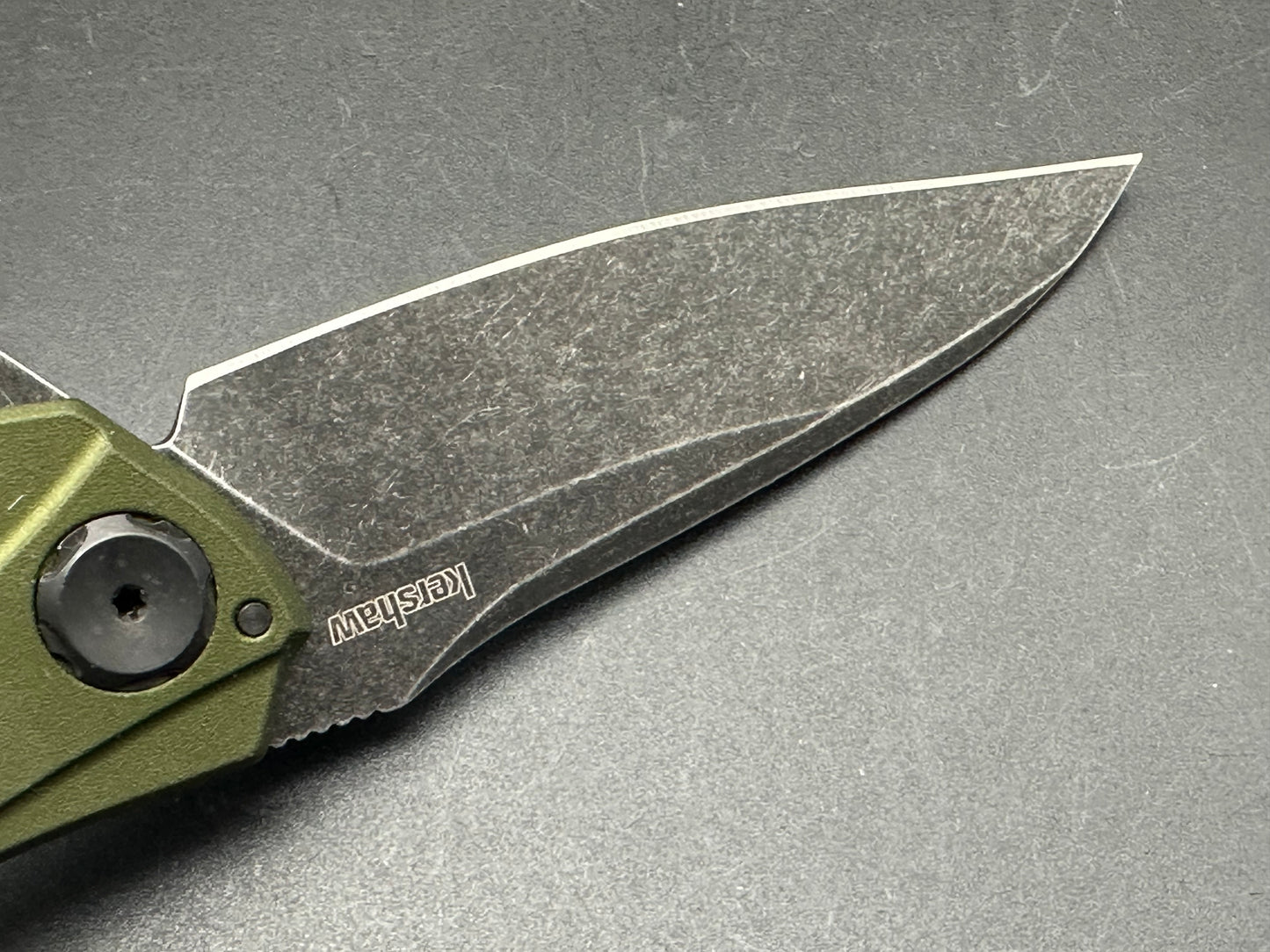 Kershaw Bareknuckle Sub-Frame Lock Knife OD Green (3.5" BlackWash)