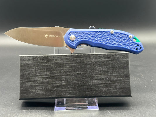 Steel Will Modus Liner Lock Knife Blue FRN (3.25" Satin)