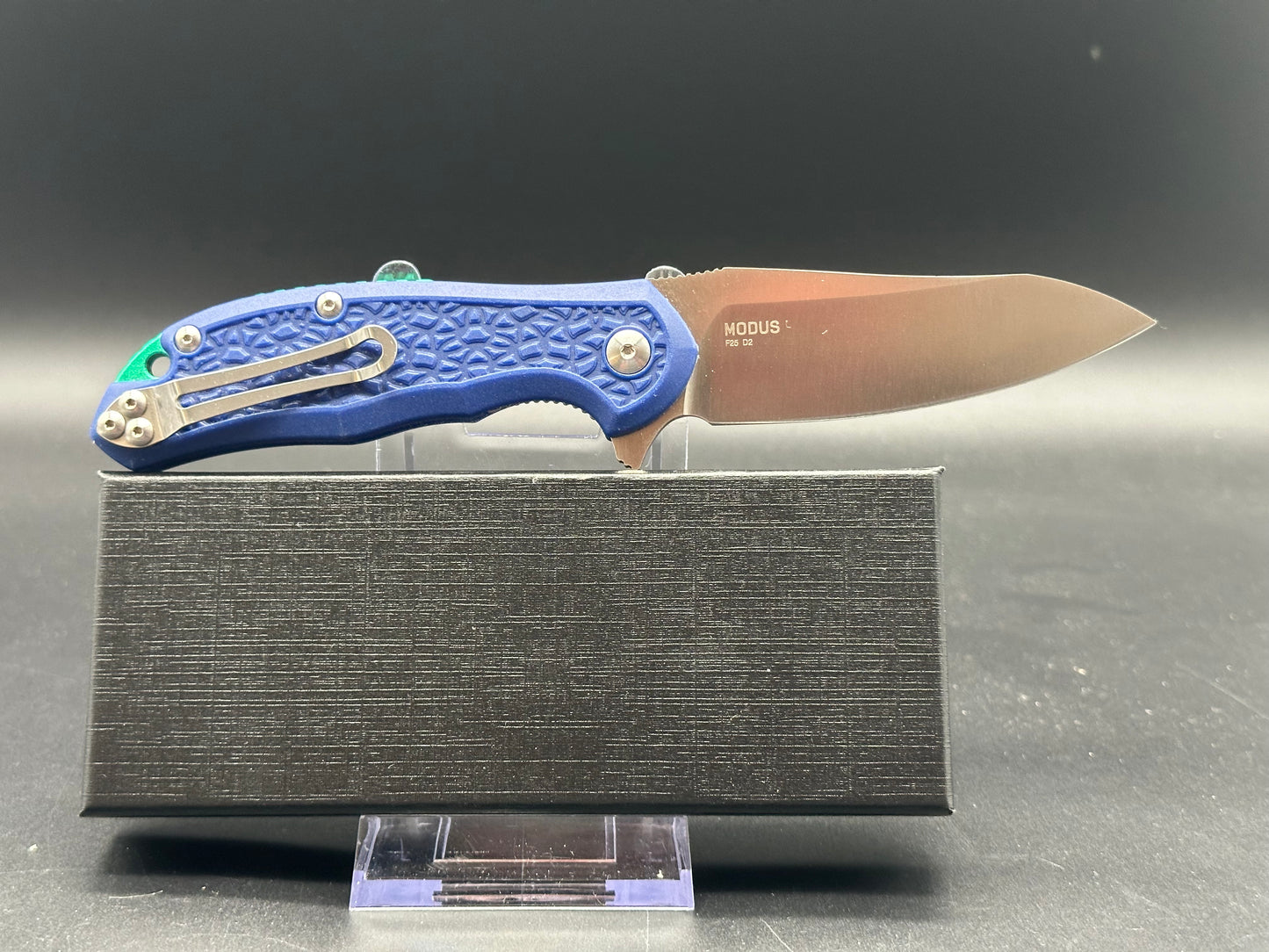 Steel Will Modus Liner Lock Knife Blue FRN (3.25" Satin)