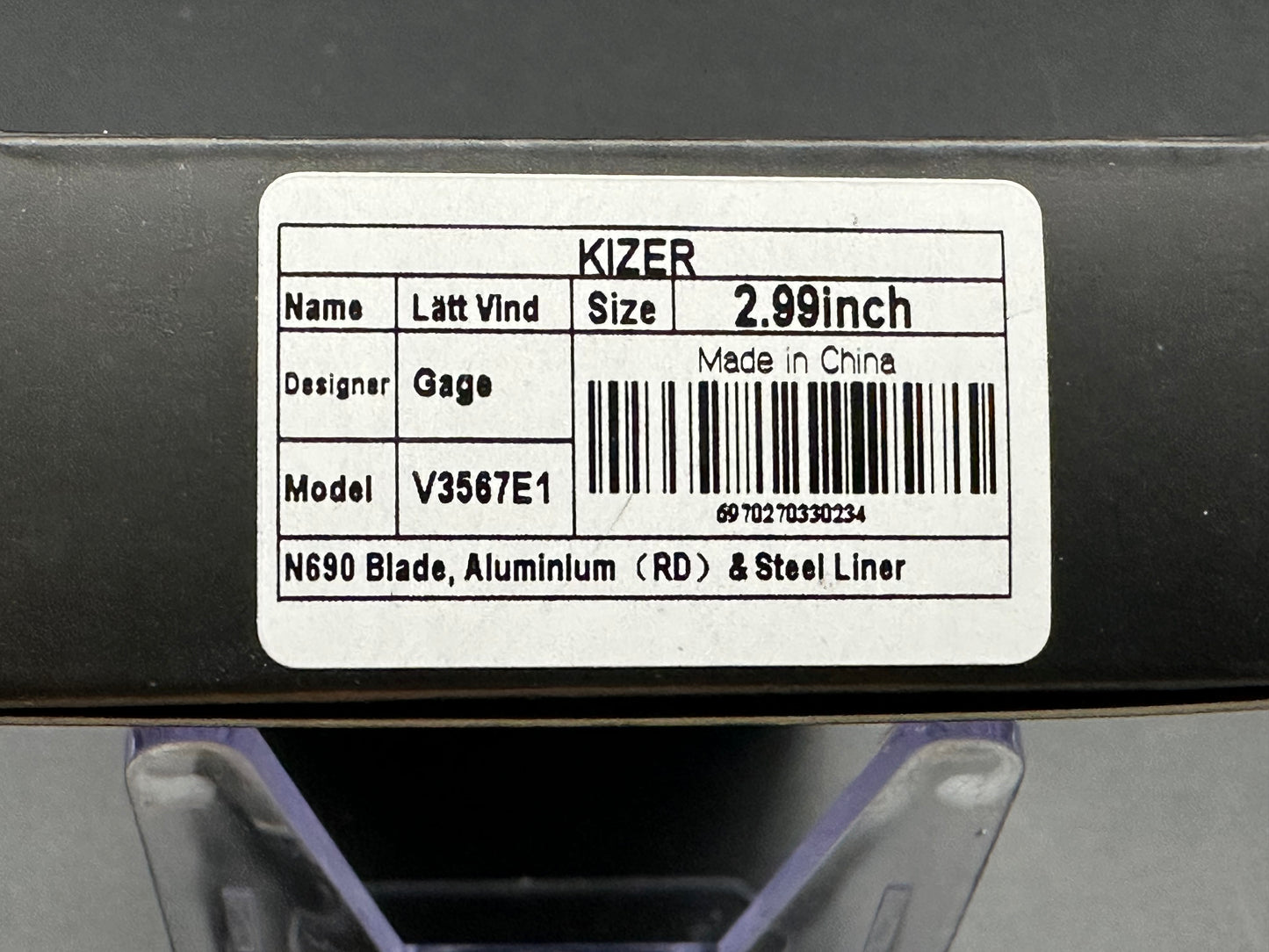 Kizer Ironman Lätt Vind Mini V3567E1