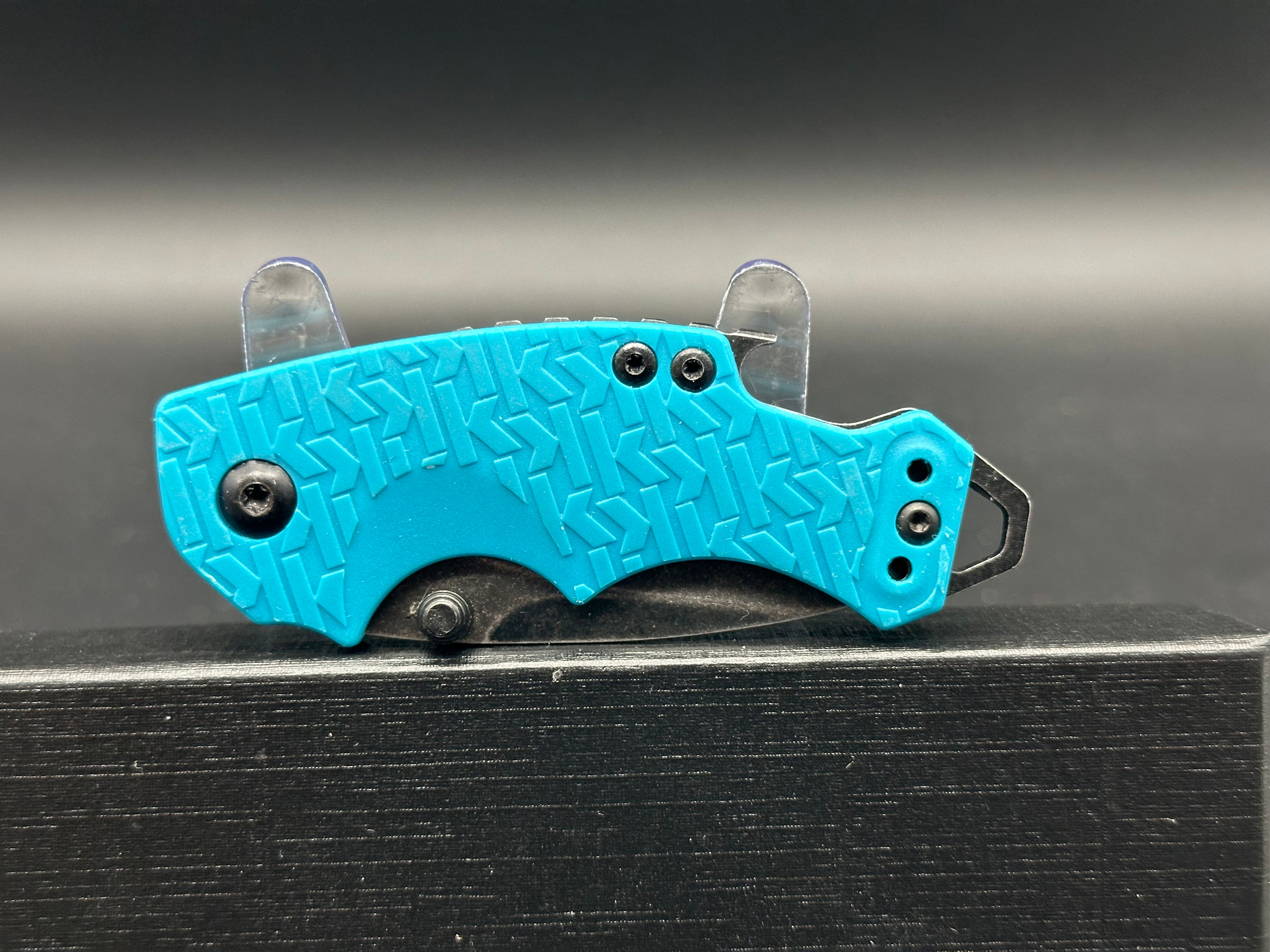 Kershaw Shuffle Liner Lock Knife Teal (2.375" BlackWash)