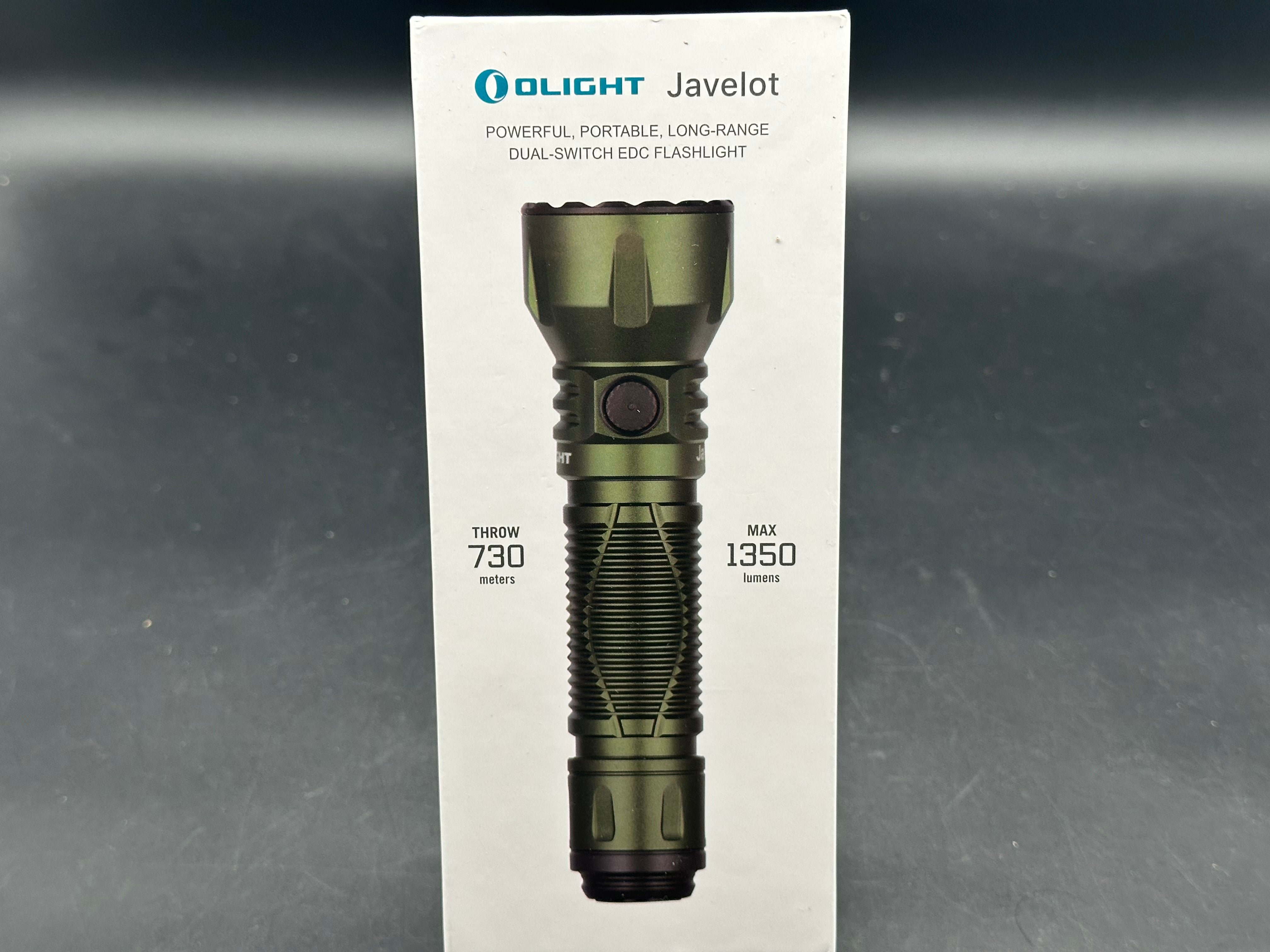 Olight Javelot Long Range Flashlight OD Green Aluminum (1350 Lumens)