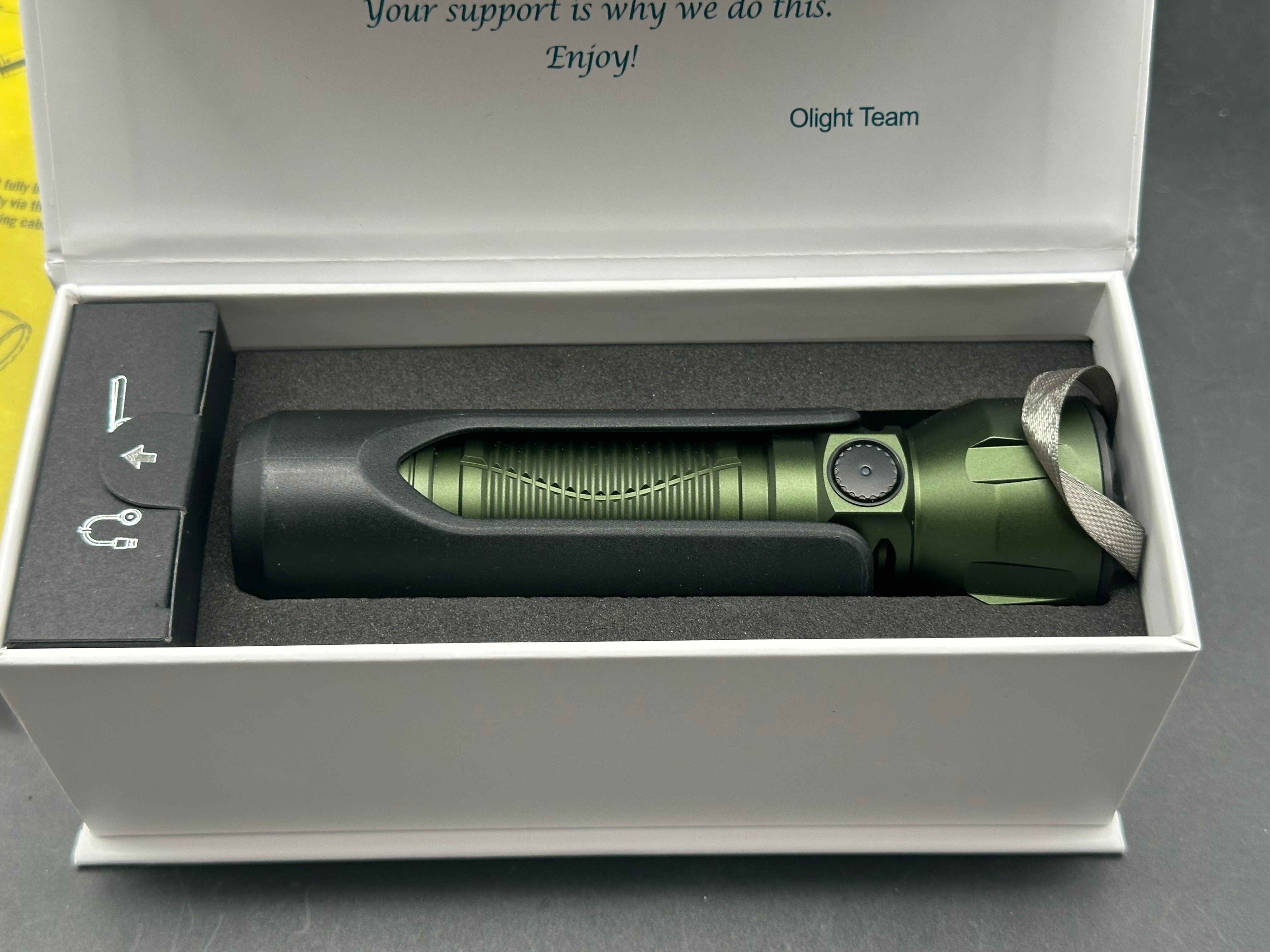 Olight Javelot Long Range Flashlight OD Green Aluminum (1350 Lumens)