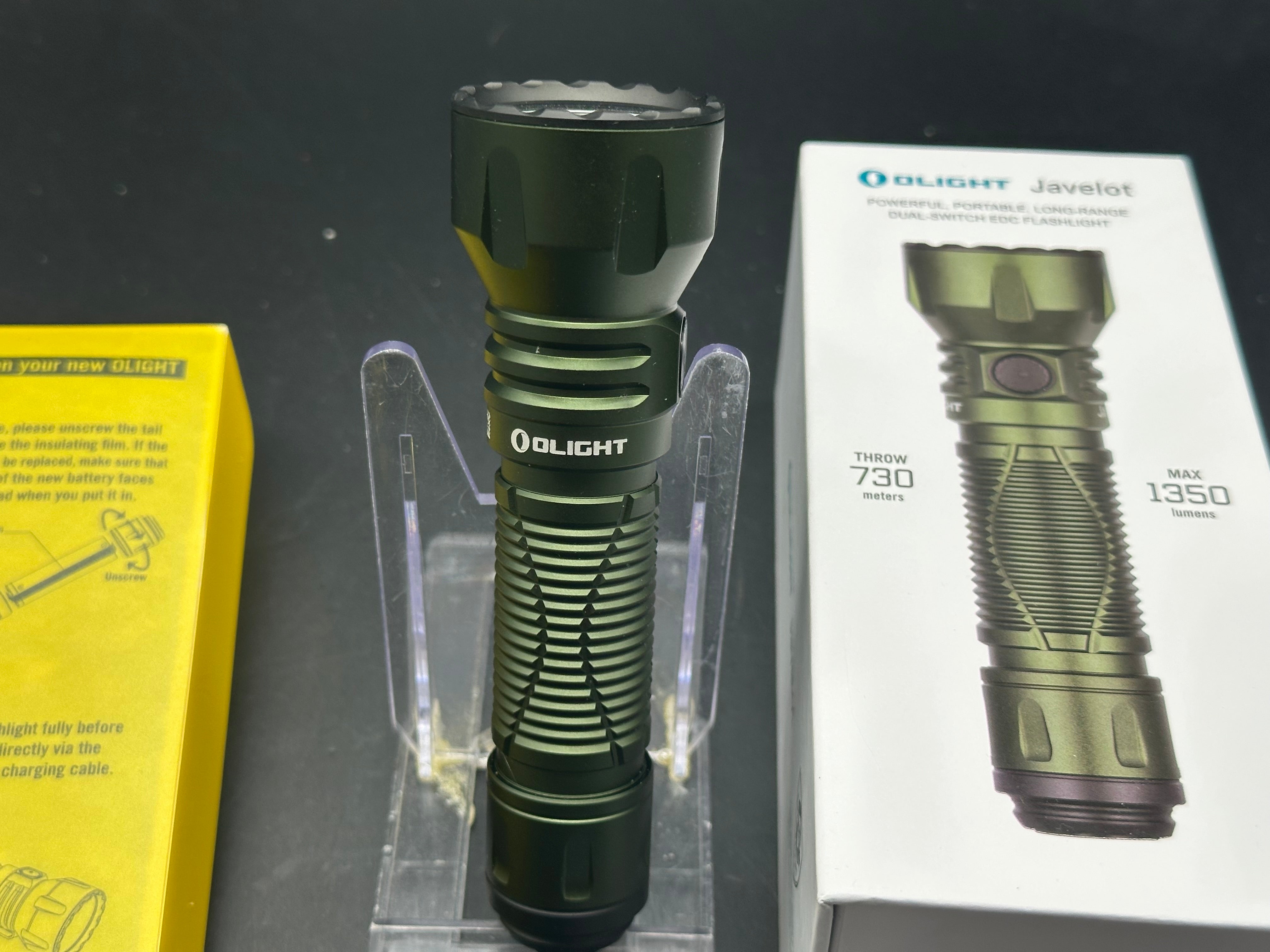 Olight Javelot Long Range Flashlight OD Green Aluminum (1350 Lumens)